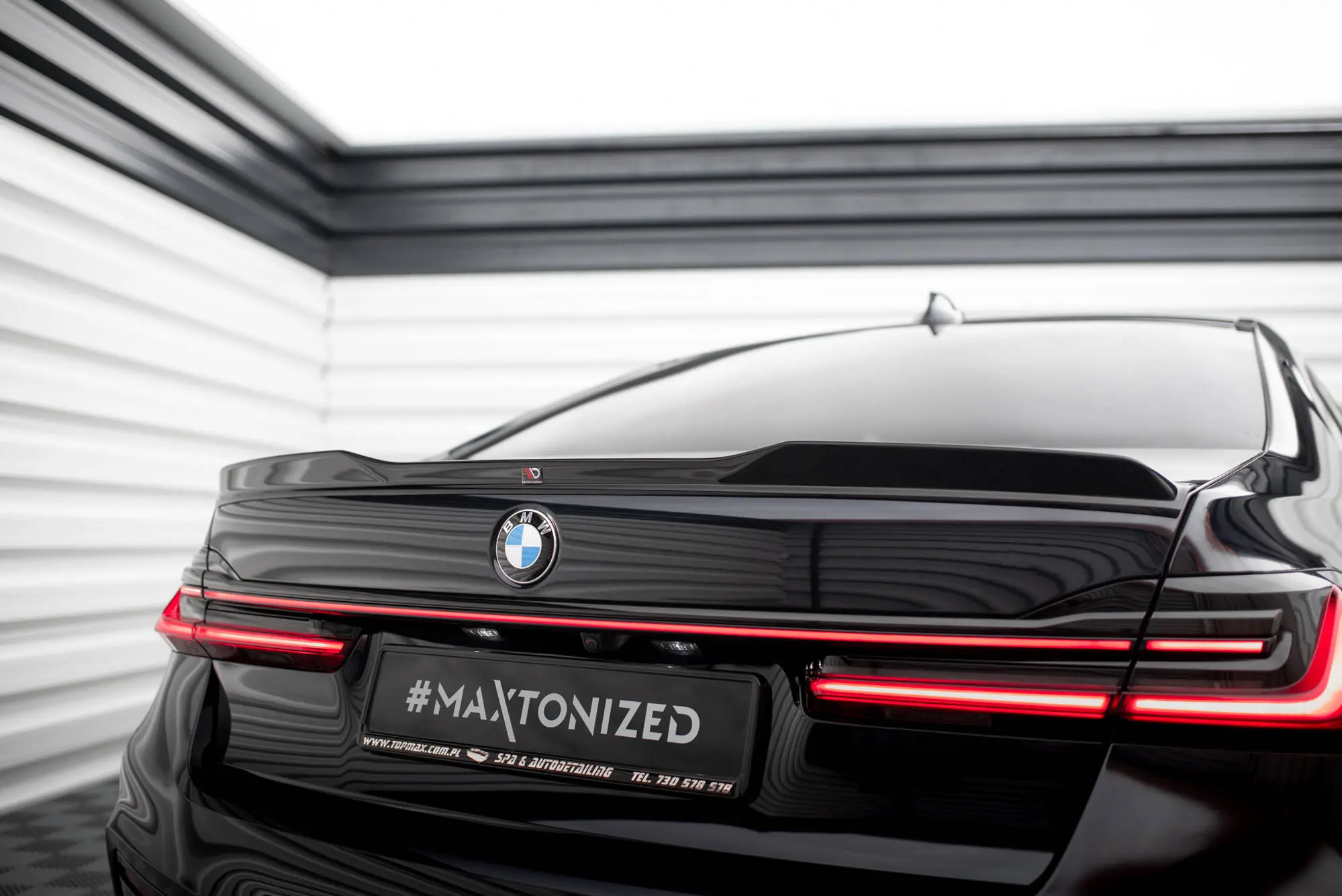Hekkspoiler BMW 7 (G11) M-Pakke 2015 - 2022 | 3D Glossy Black Edition