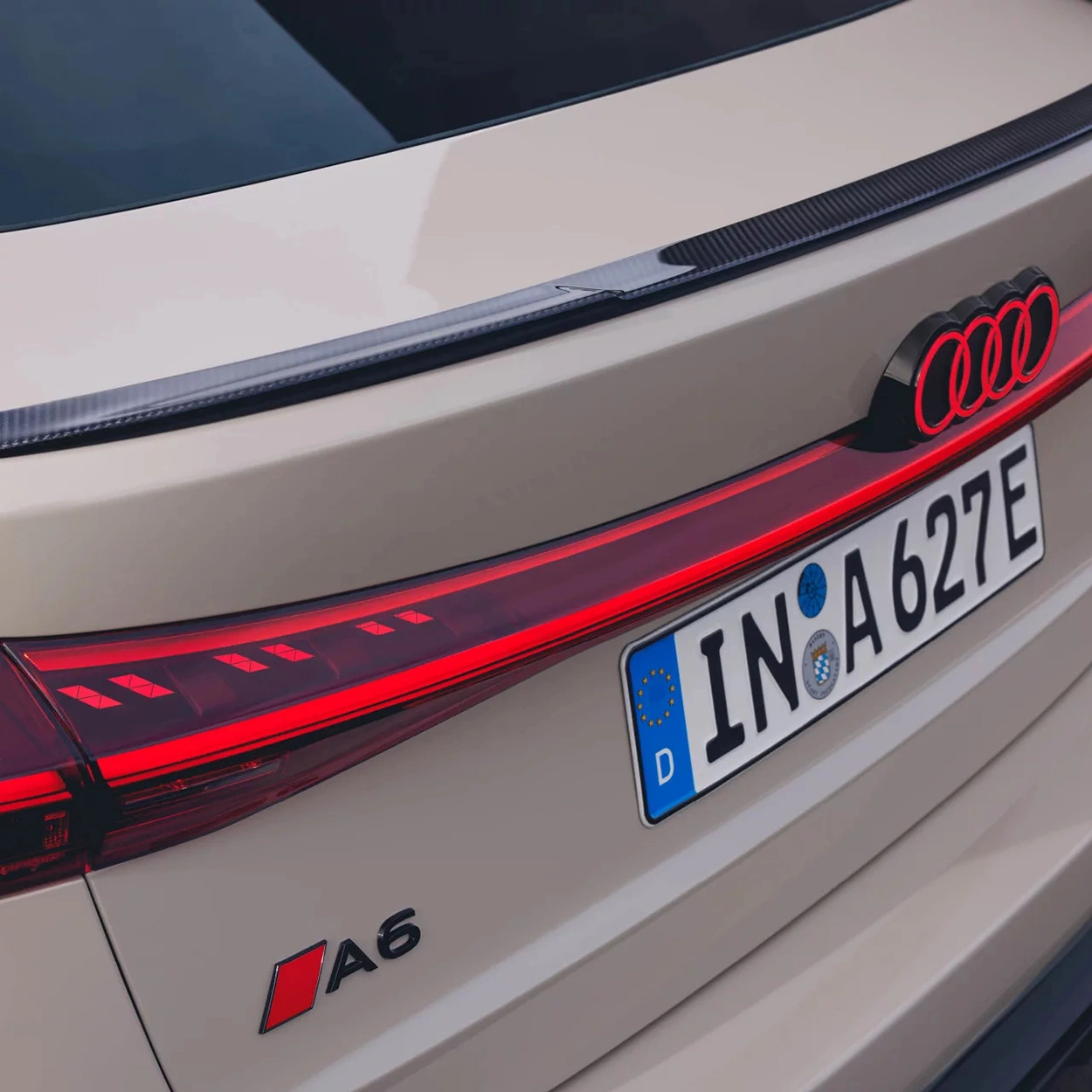 Hekkspoiler carbon Audi A6 e-tron 2024 ->