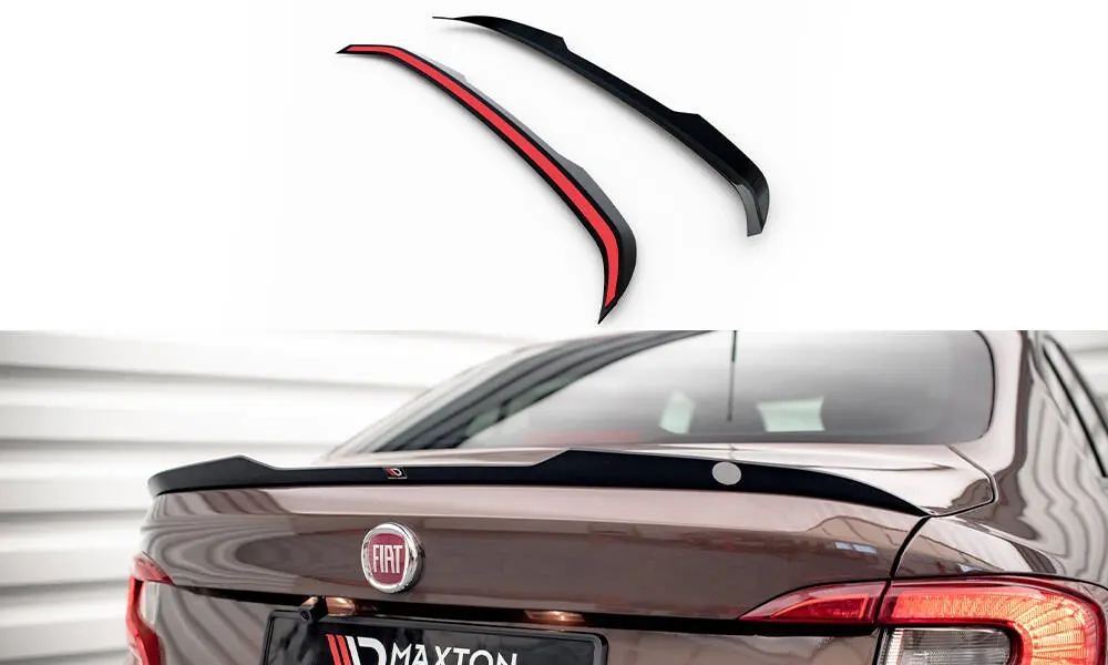Hekkspoiler Fiat Tipo S Sedan Mk1 2015 - 2020 | Glossy Black Edition – bilde 2