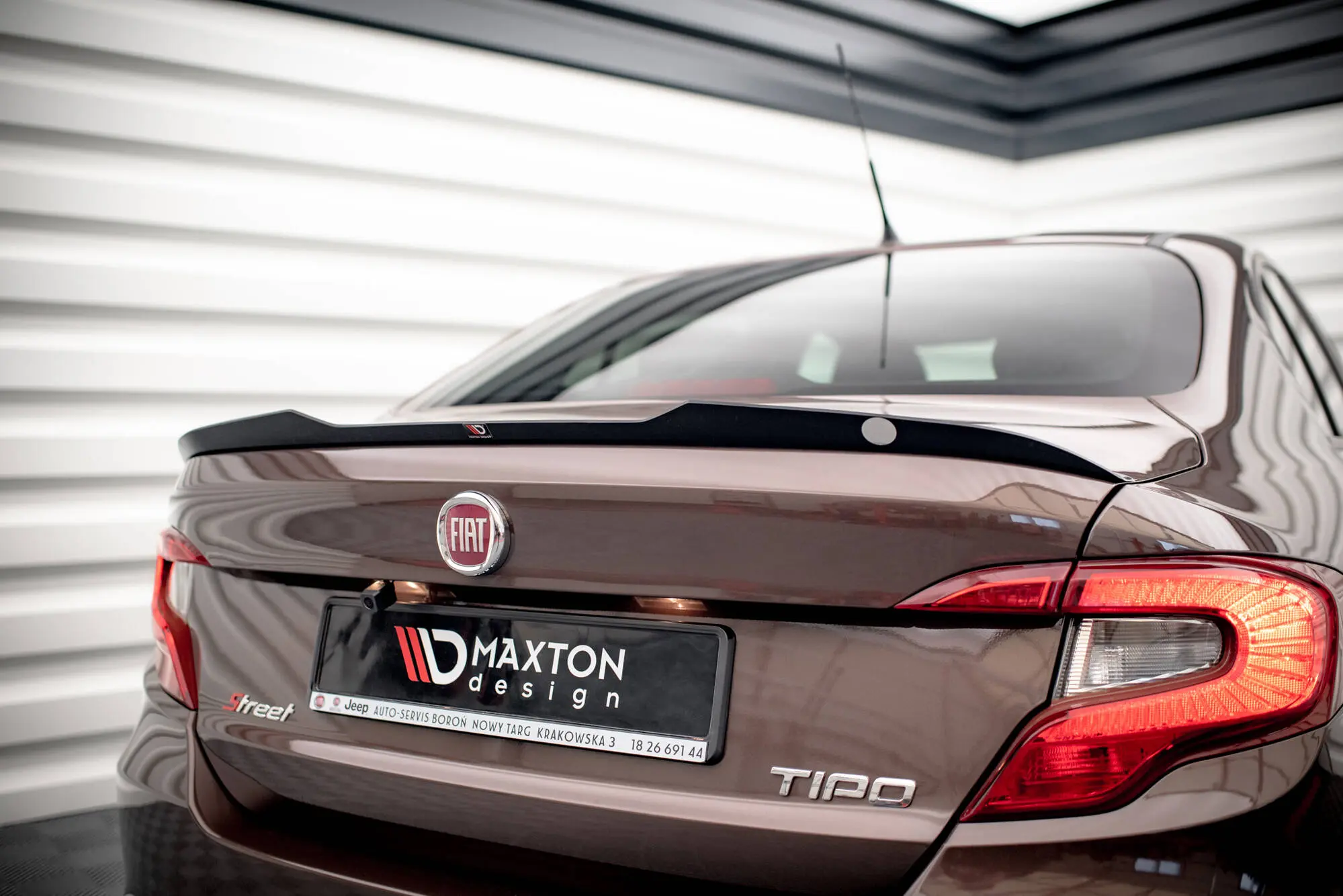 Hekkspoiler Fiat Tipo S Sedan Mk1 2015 - 2020 | Glossy Black Edition – bilde 4