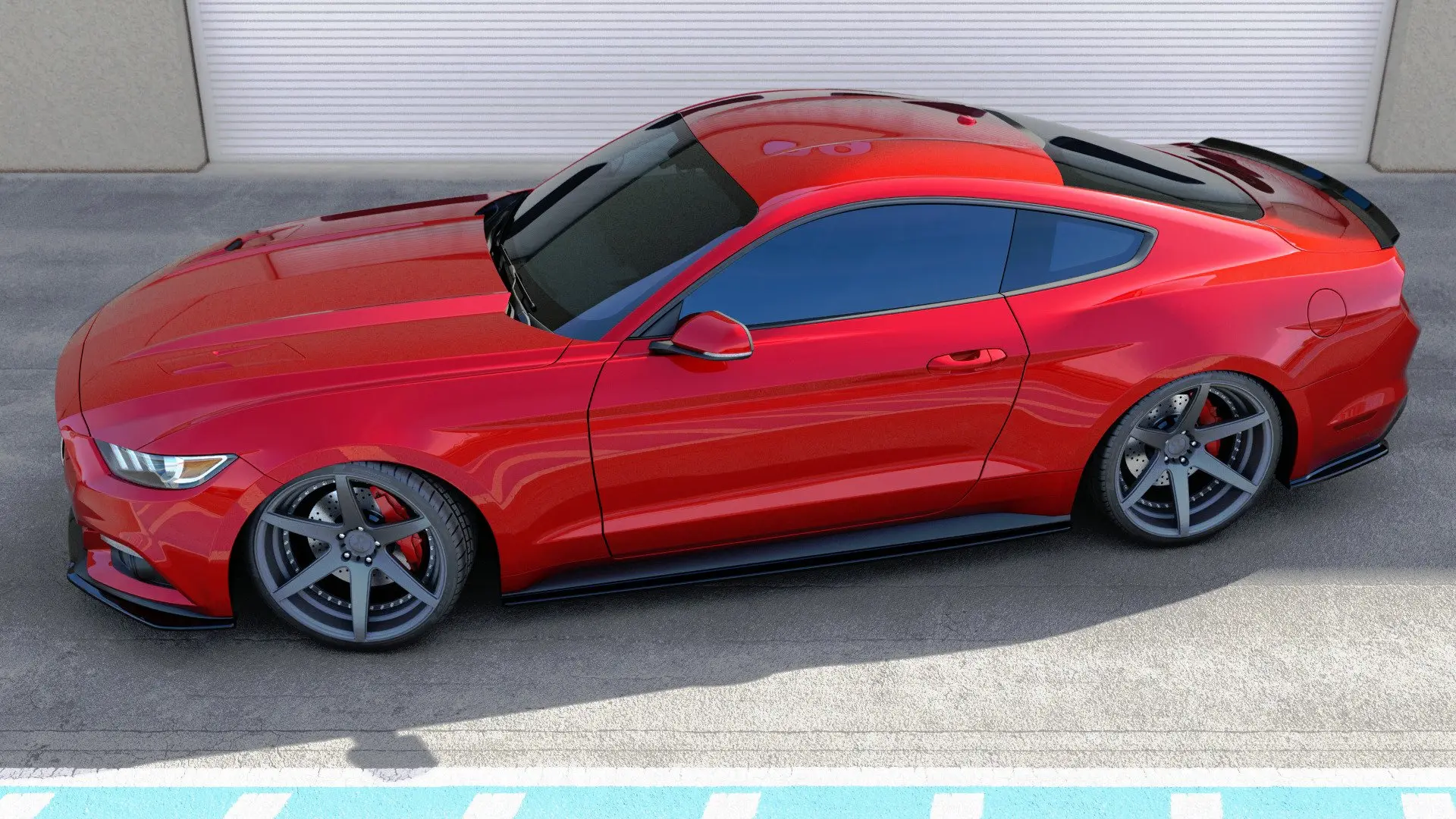 HEKKSPOILER FORD MUSTANG mk6 / GT MK6 2014-2017 – bilde 4