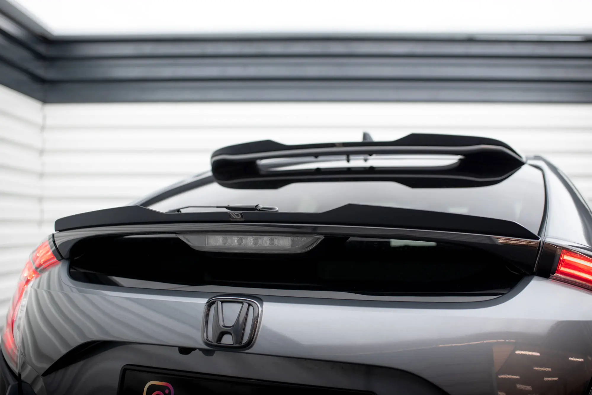 Hekkspoiler Honda Civic Sport Mk10 2020-2023 | Glossy Black Edition – bilde 3