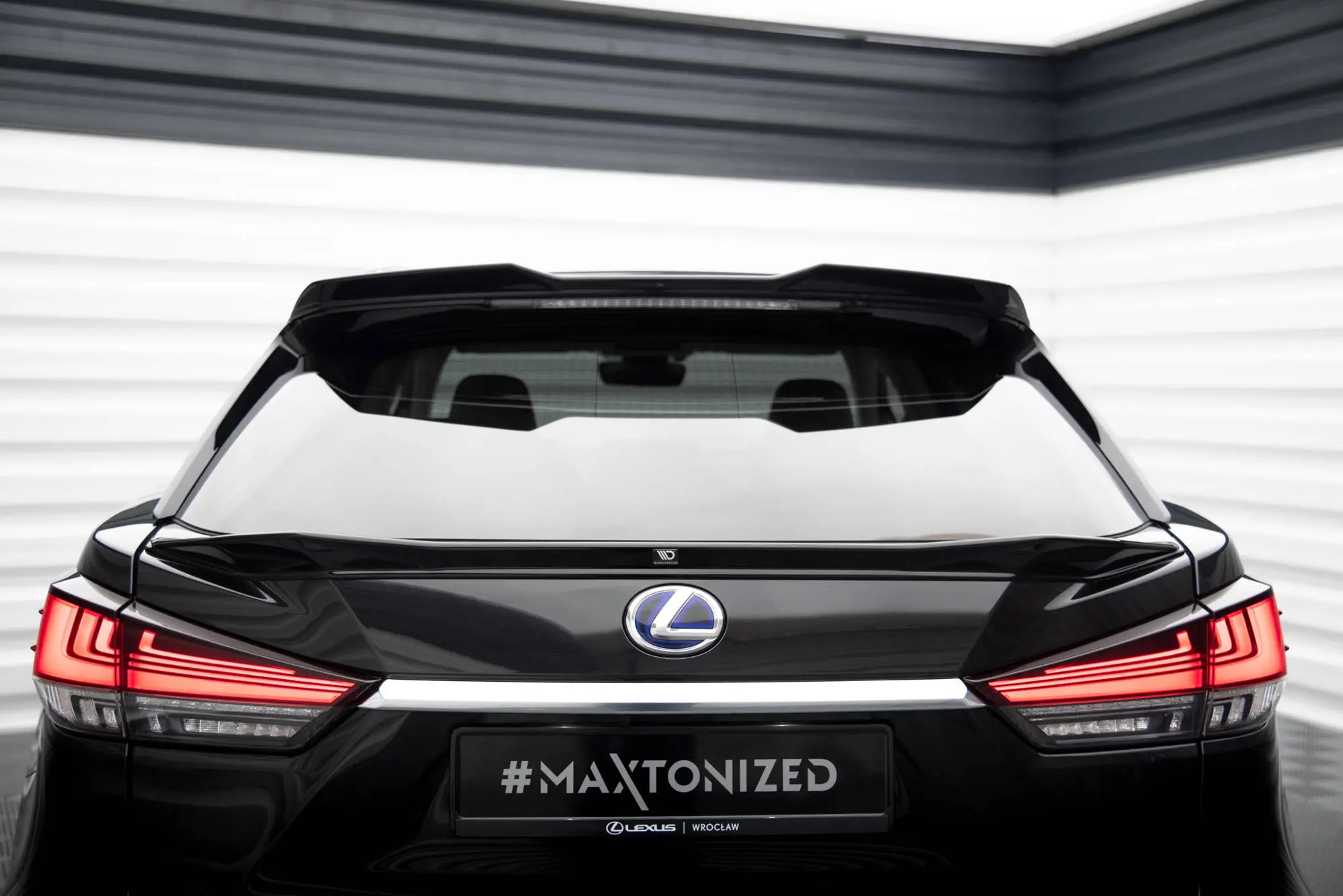 Hekkspoiler Lexus RX Mk4 facelift 2019 - 2022 | 3D Glossy Black Edition