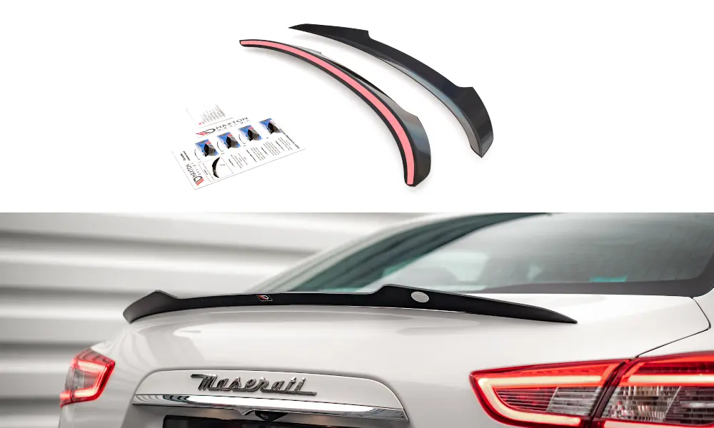 HEKKSPOILER Maserati Ghibli mk3 2013-2020 | Glossy Black Edition – bilde 2
