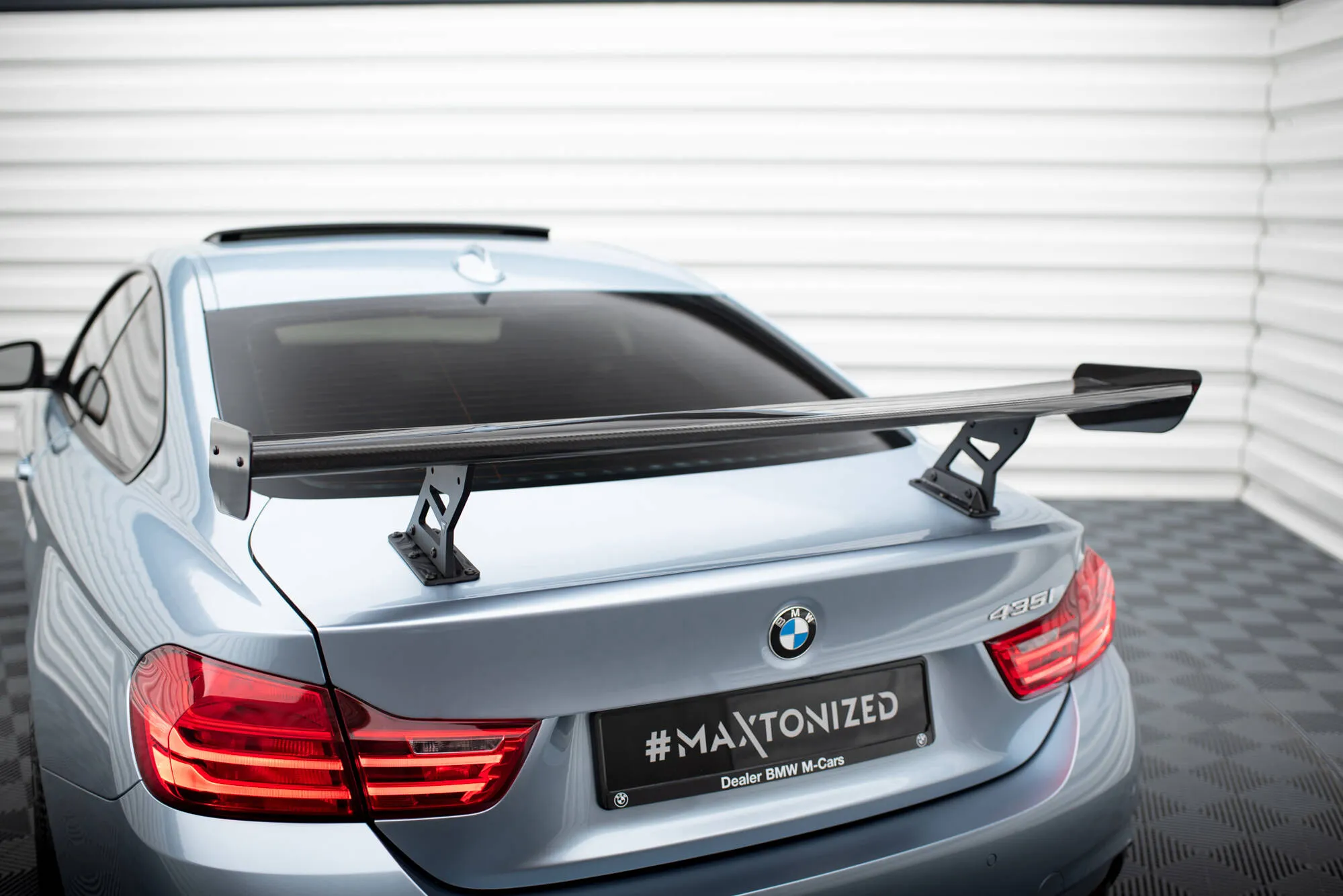 Hekkspoiler med indre bøyler BMW 4 (F32) 2013 - 2020 | Carbon Fiber Edition