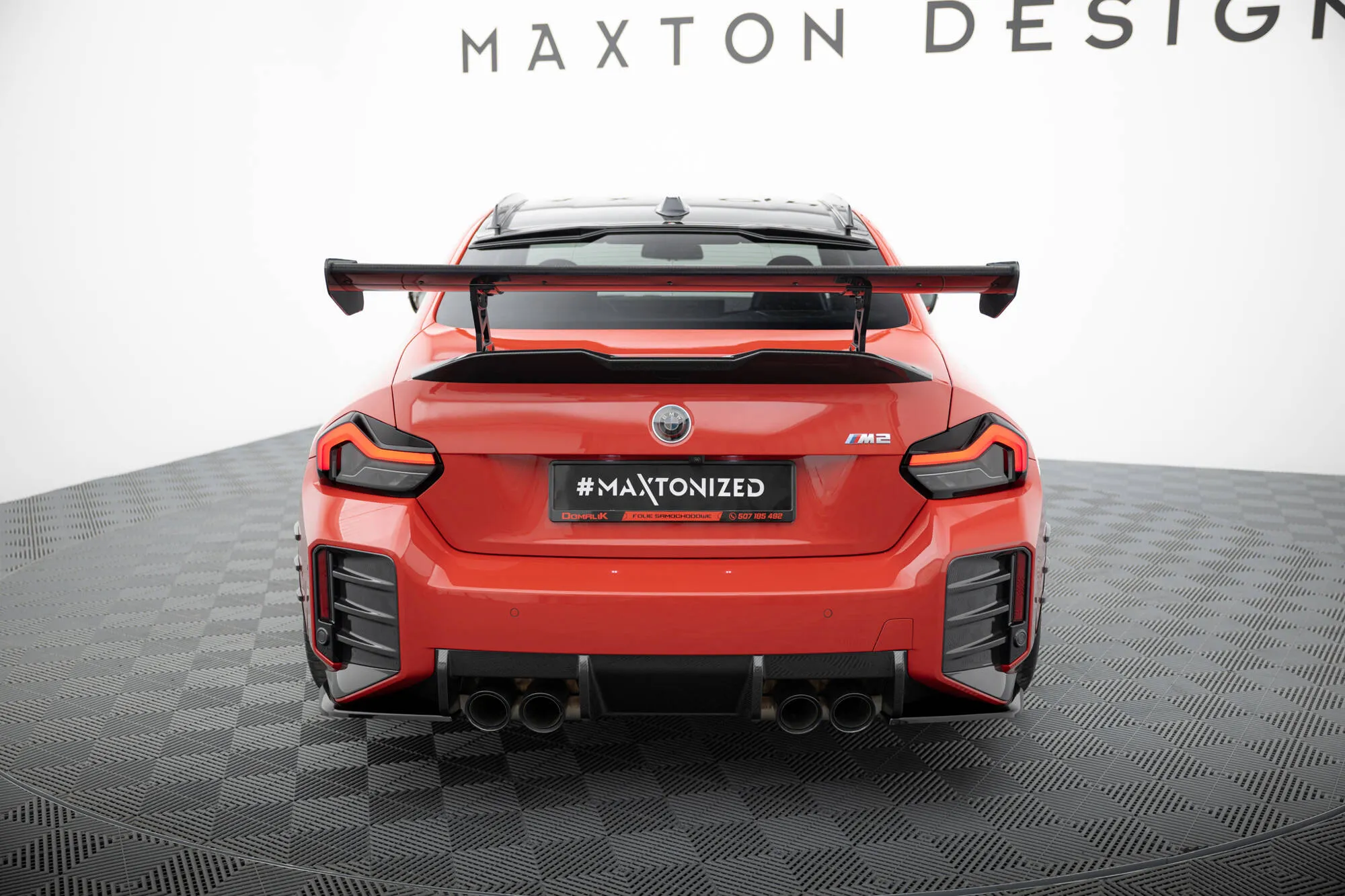 Hekkspoiler med indre bøyler BMW M2 (G87) 2023-2026 | Carbon Fiber Edition – bilde 2