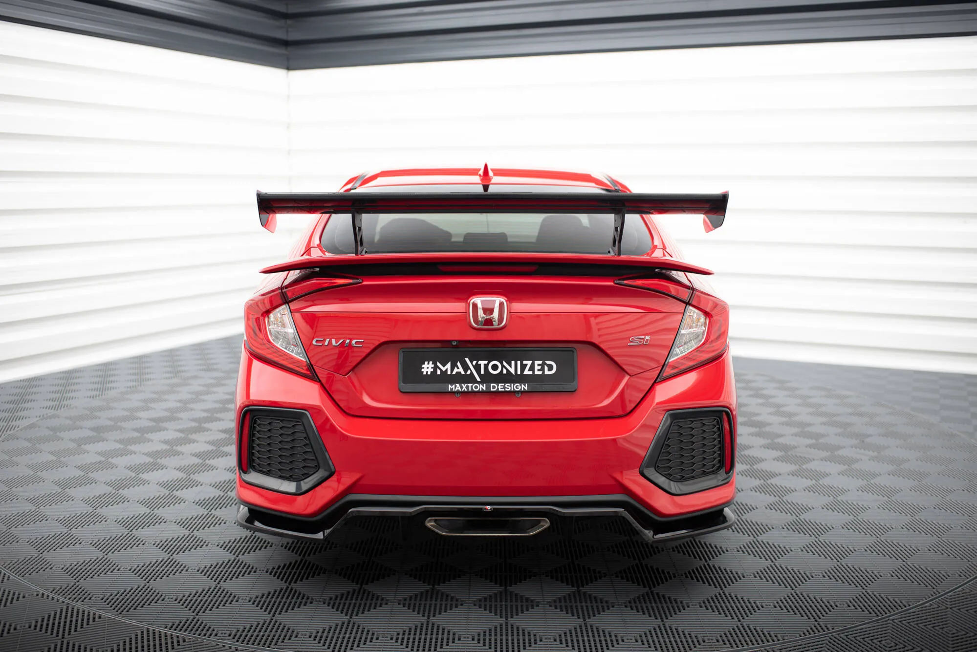 Hekkspoiler med indre bøyler Honda Civic (Mk10) 2016-2023 | Carbon Fiber Edition – bilde 3