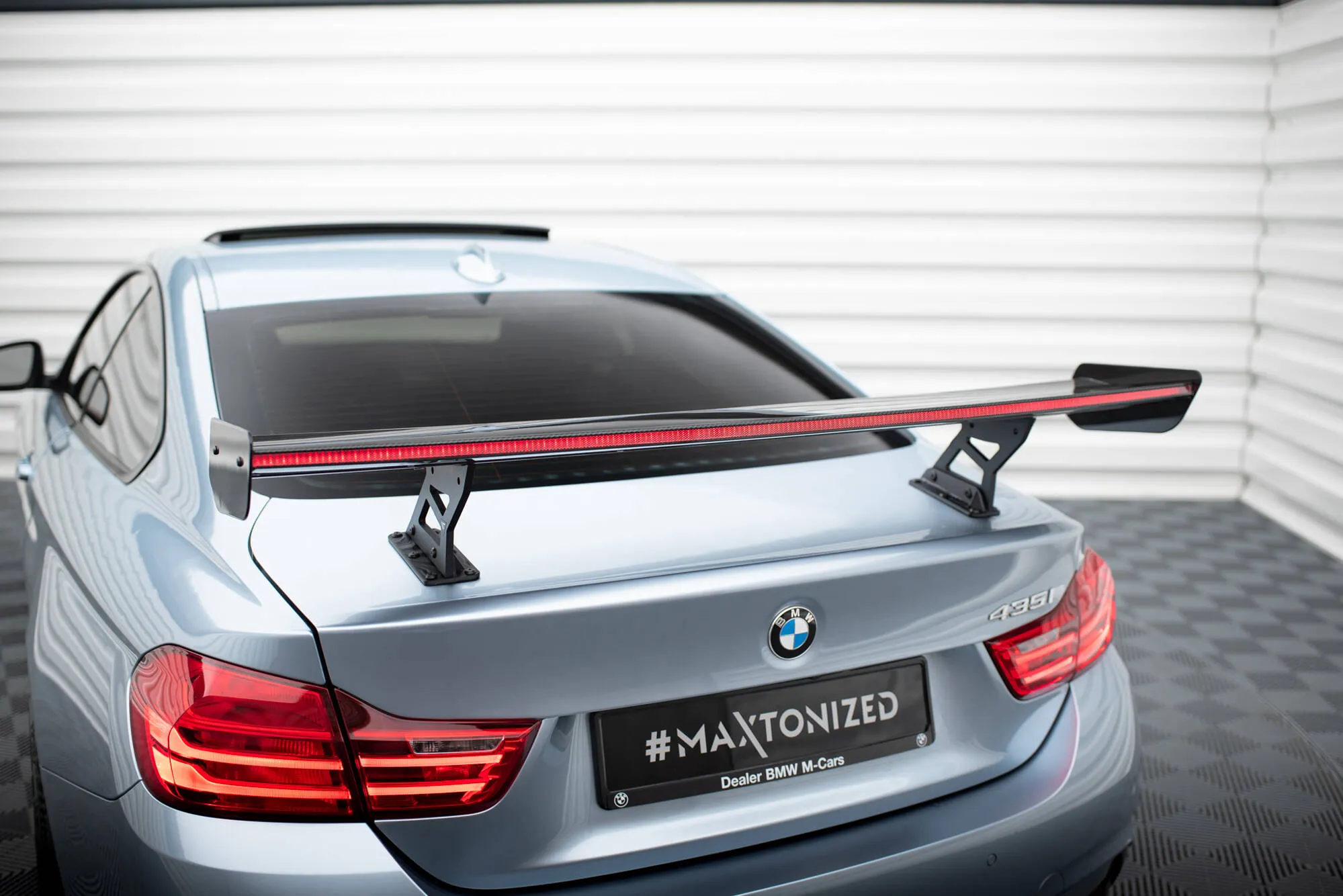 Hekkspoiler med indre bøyler med LED BMW 4 (F32) 2013 - 2020 | Carbon Fiber Edition – bilde 10