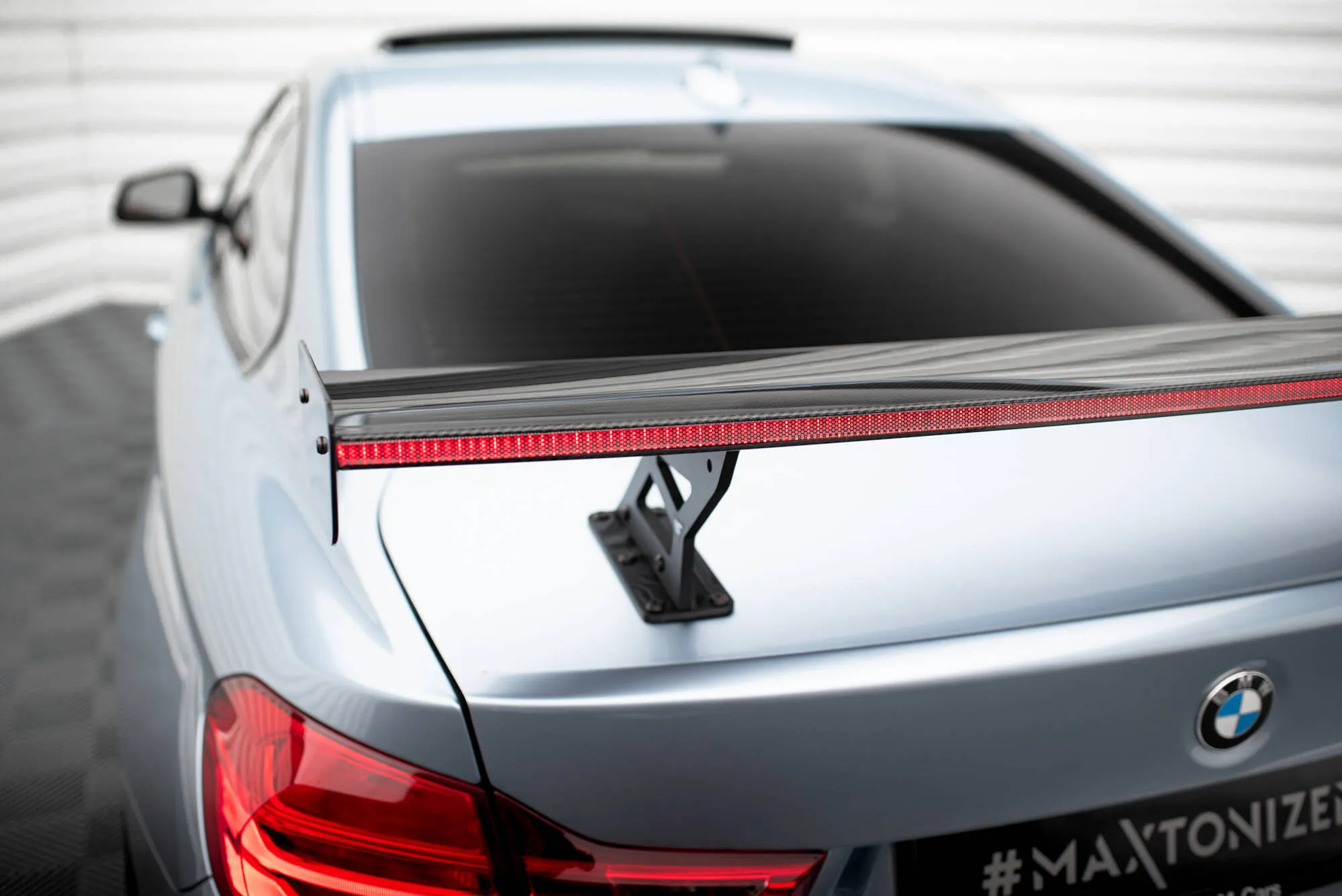 Hekkspoiler med indre bøyler med LED BMW 4 (F32) 2013 - 2020 | Carbon Fiber Edition – bilde 11