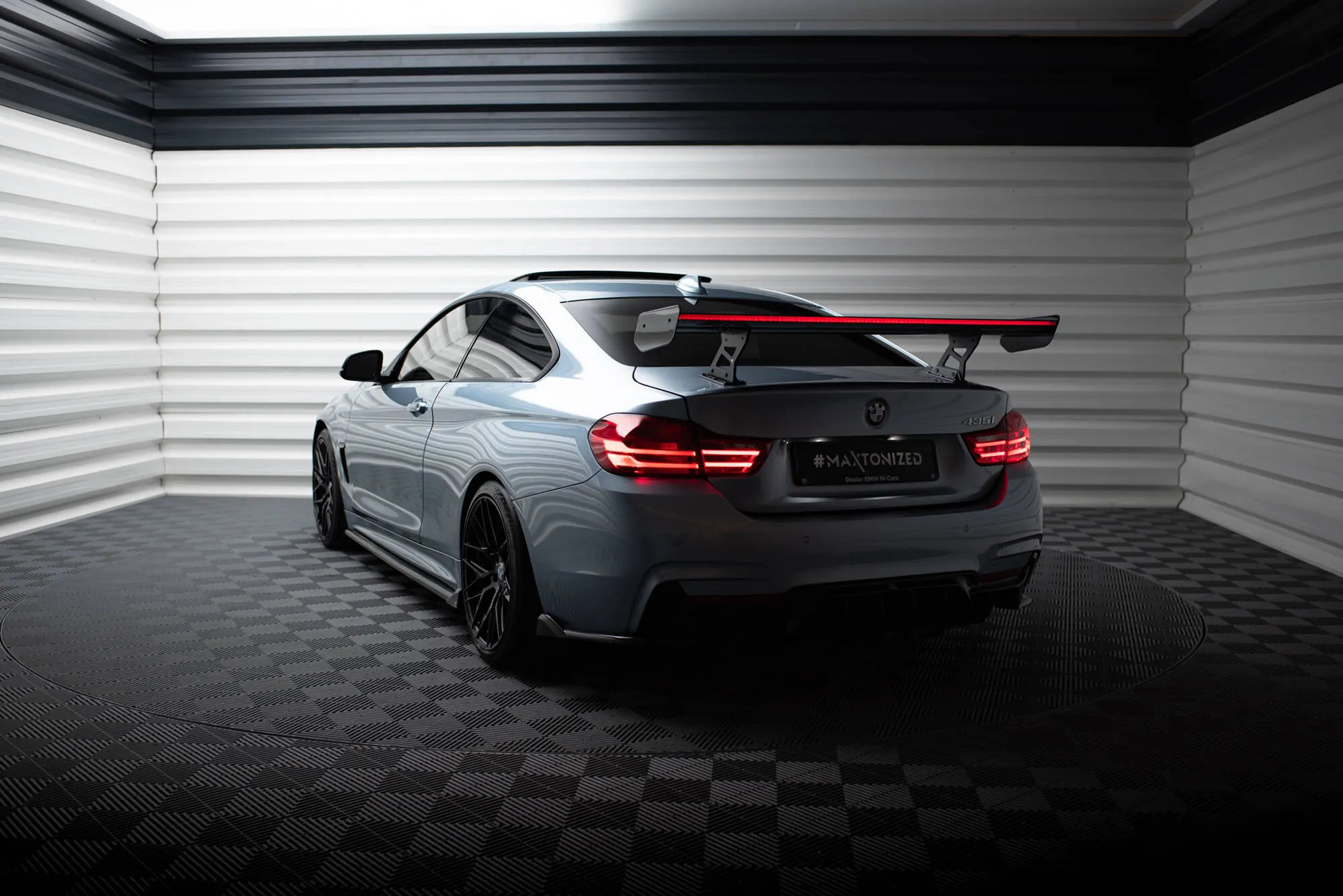 Hekkspoiler med indre bøyler med LED BMW 4 (F32) 2013 - 2020 | Carbon Fiber Edition – bilde 2