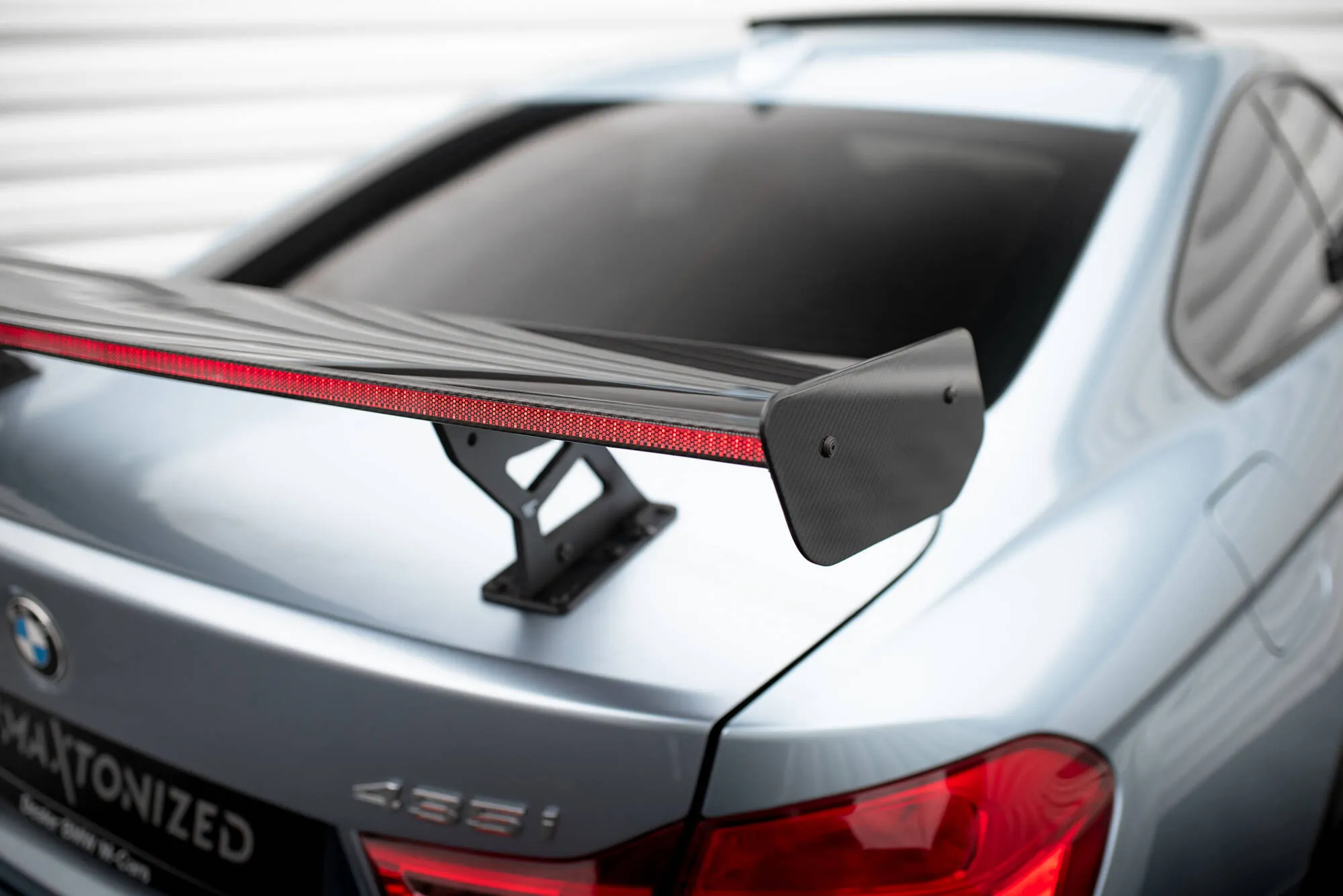 Hekkspoiler med indre bøyler med LED BMW 4 (F32) 2013 - 2020 | Carbon Fiber Edition – bilde 3