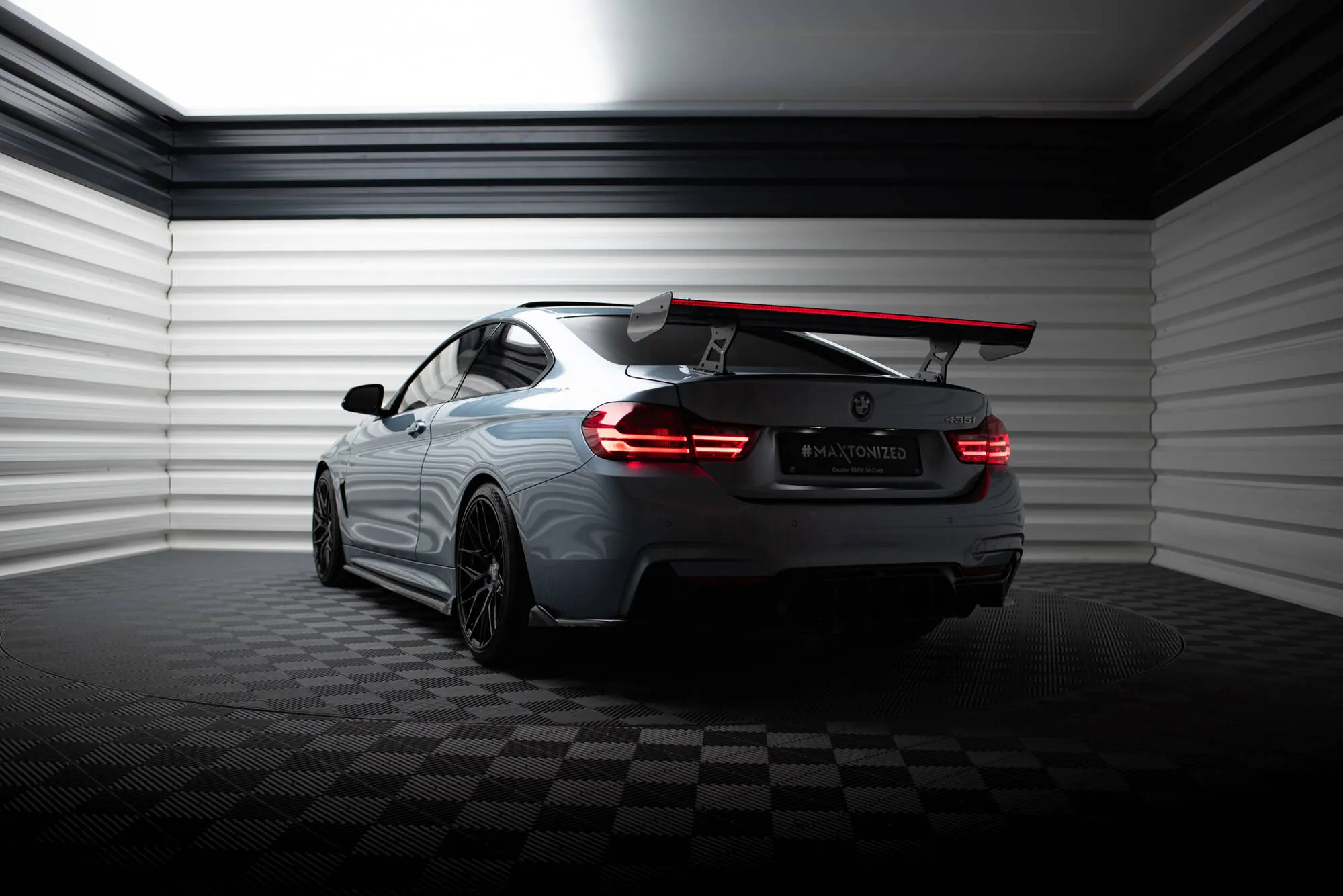 Hekkspoiler med indre bøyler med LED BMW 4 (F32) 2013 - 2020 | Carbon Fiber Edition – bilde 4