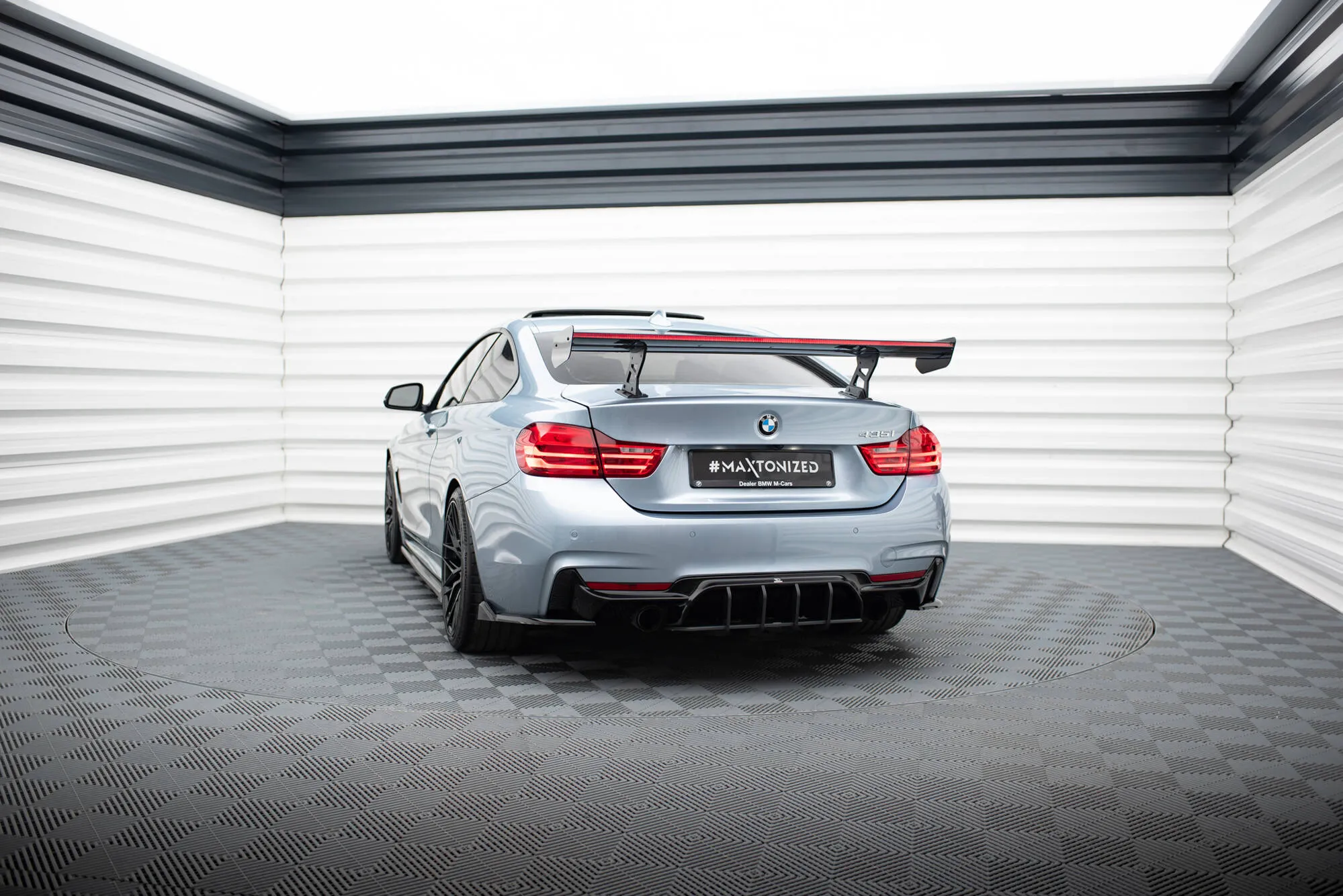 Hekkspoiler med indre bøyler med LED BMW 4 (F32) 2013 - 2020 | Carbon Fiber Edition – bilde 7
