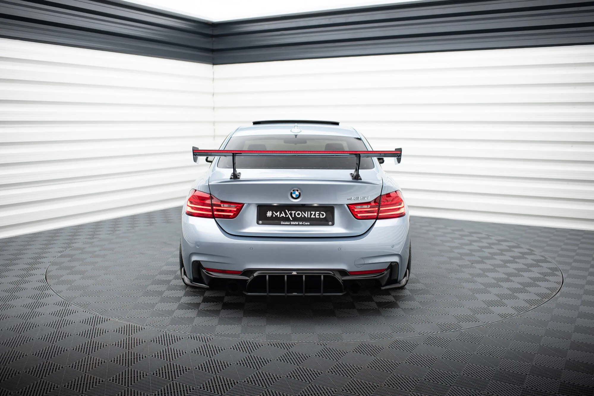Hekkspoiler med indre bøyler med LED BMW 4 (F32) 2013 - 2020 | Carbon Fiber Edition – bilde 9