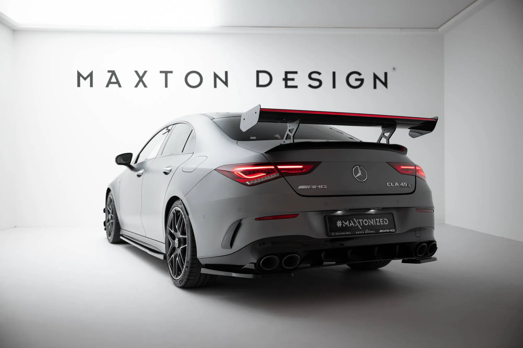 Hekkspoiler med indre bøyler med LED Mercedes-Benz Cla (C118) 2019 - 2025 | Carbon Fiber Edition – bilde 2