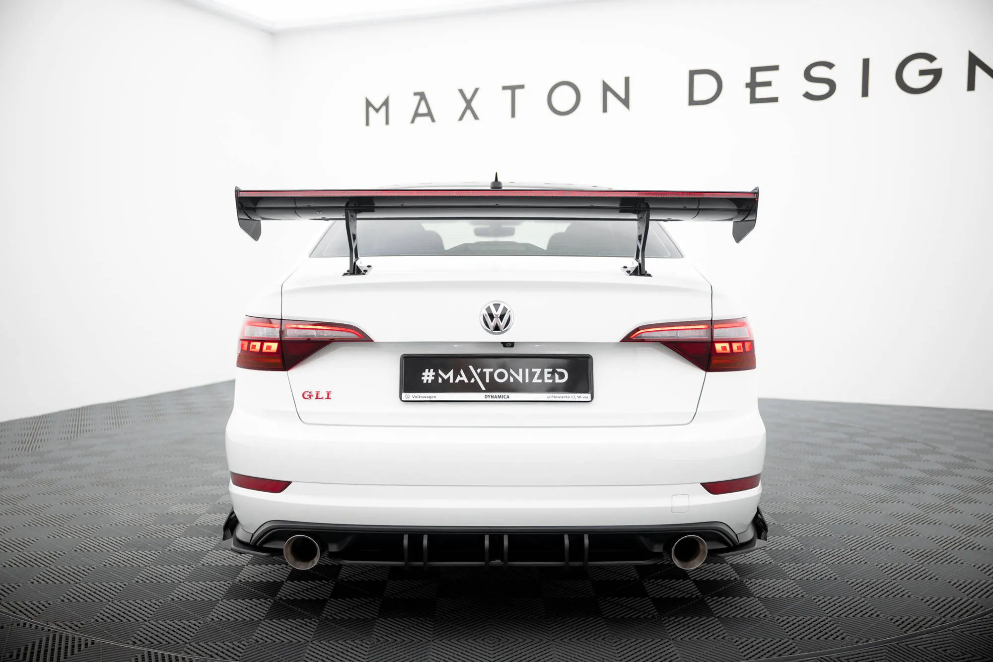 Hekkspoiler med indre bøyler med LED Volkswagen Jetta (VII) 2018 - 2021 | Carbon Fiber Edition – bilde 7