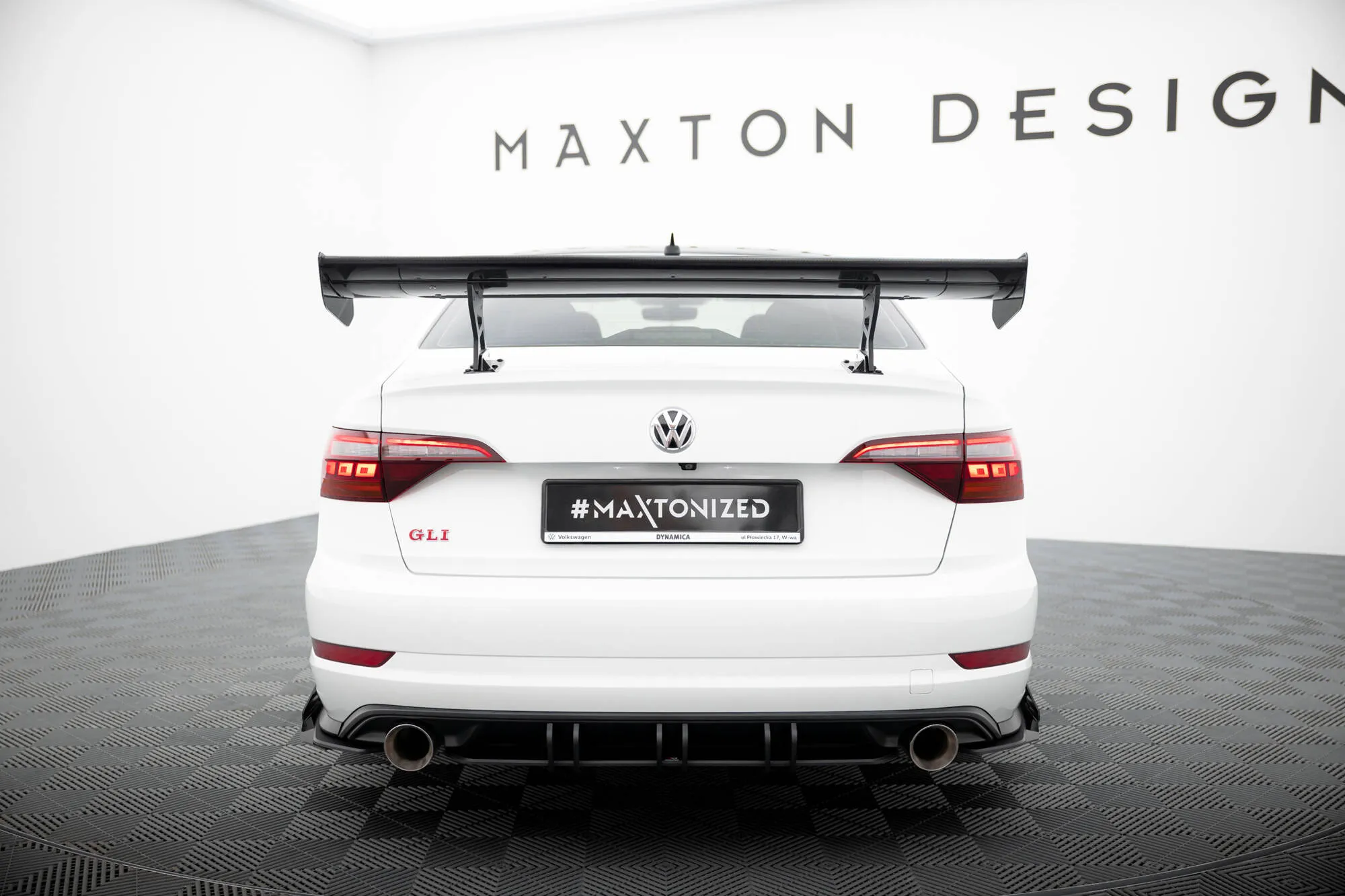 Hekkspoiler med indre bøyler Volkswagen Jetta (VII) 2018 - 2021 | Carbon Fiber Edition – bilde 2