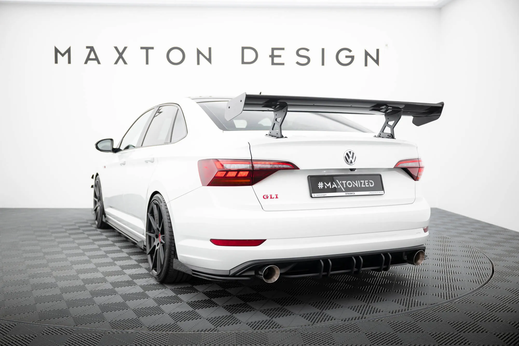 Hekkspoiler med indre bøyler Volkswagen Jetta (VII) 2018 - 2021 | Carbon Fiber Edition – bilde 3