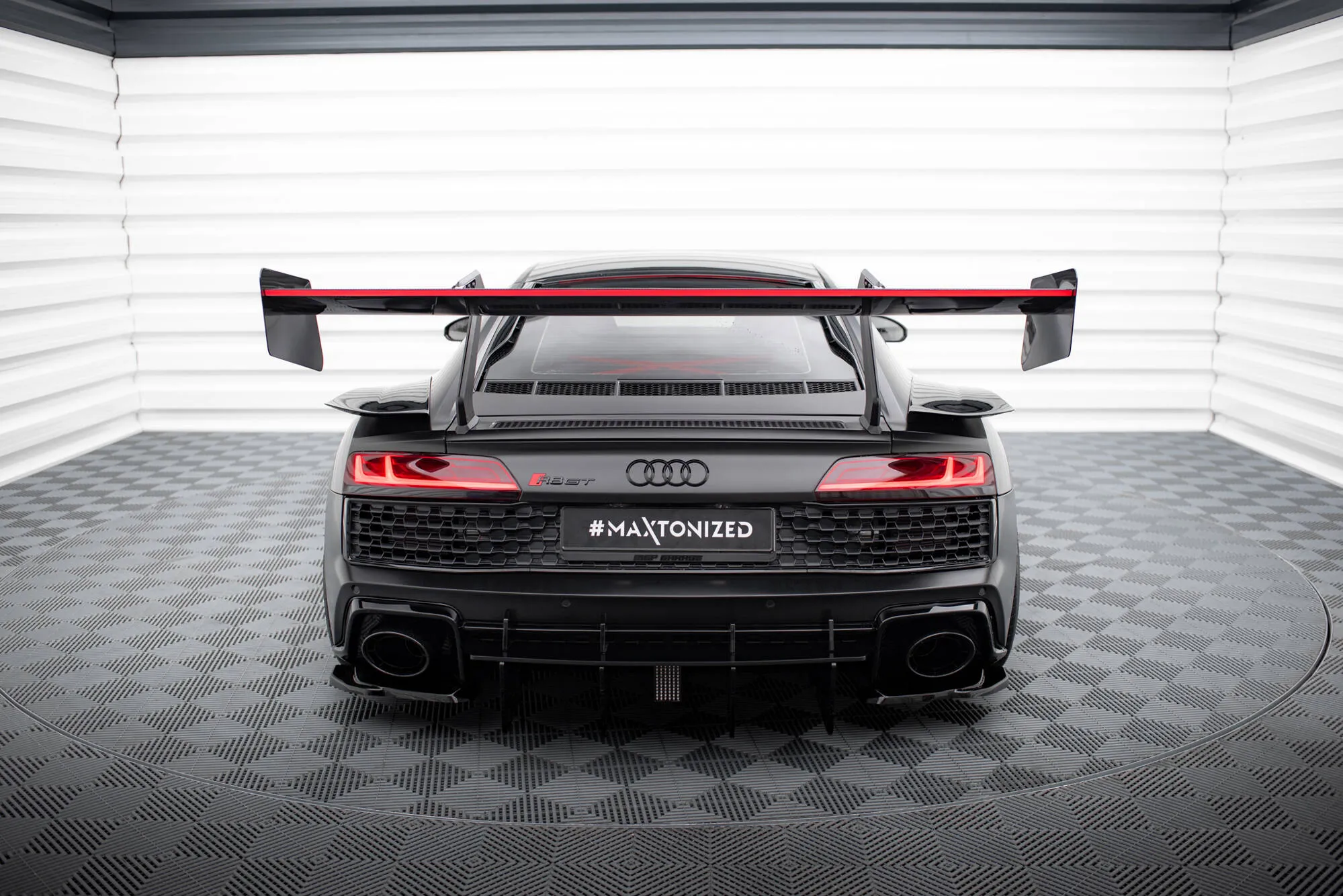 Hekkspoiler med LED Audi R8 4S 2015 - 2023 | Carbon Fiber Edition – bilde 4