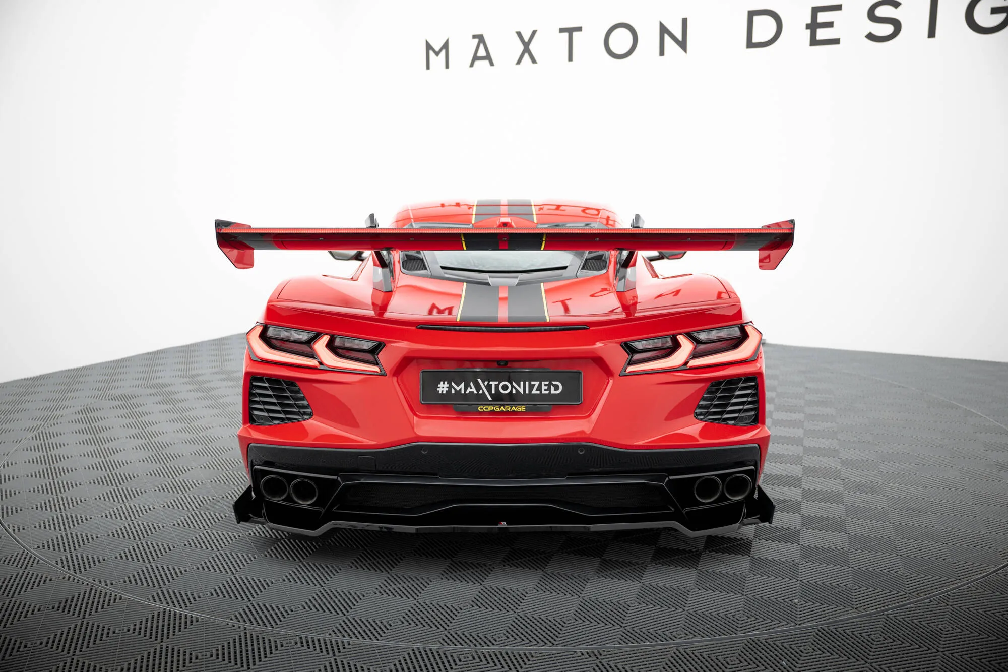 Hekkspoiler med LED Chevrolet Corvette (C8) 2019-2026 | Carbon Fiber Edition – bilde 16