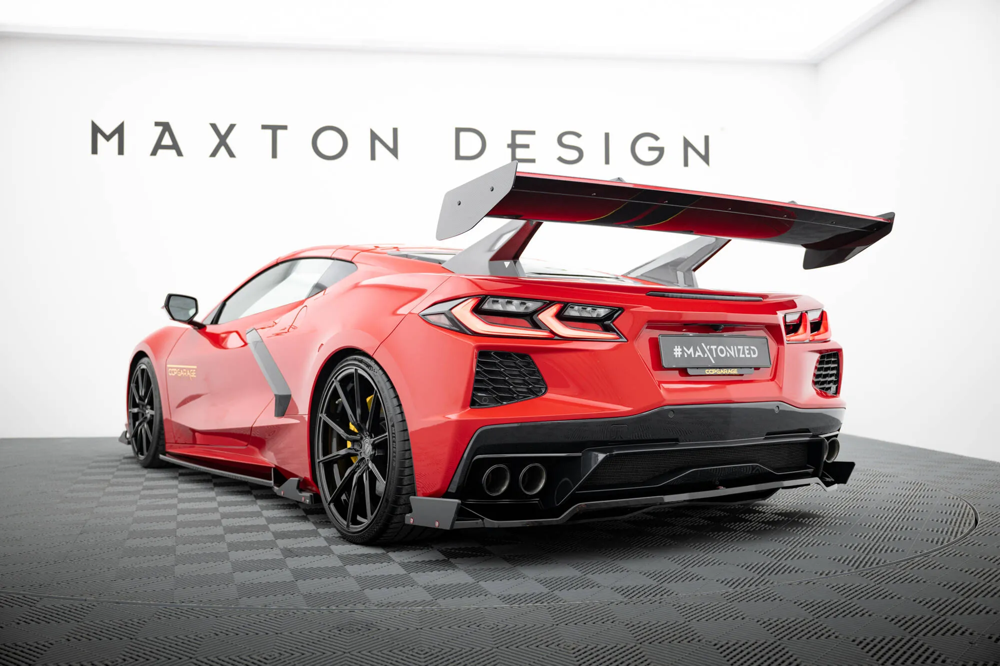 Hekkspoiler med LED Chevrolet Corvette (C8) 2019-2026 | Carbon Fiber Edition – bilde 17