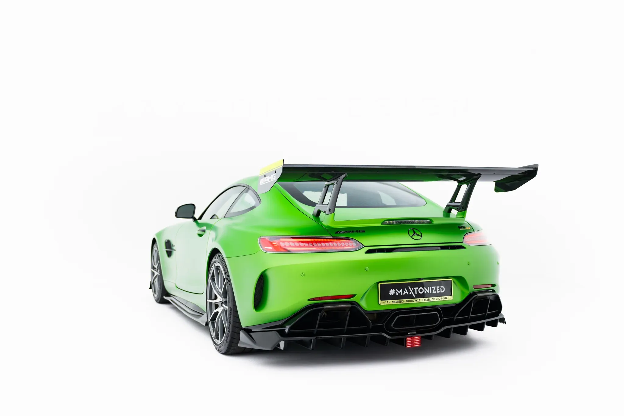 Hekkspoiler med LED Mercedes-Benz AMG GT (C190) 2014-2023 | Carbon Fiber Edition – bilde 7
