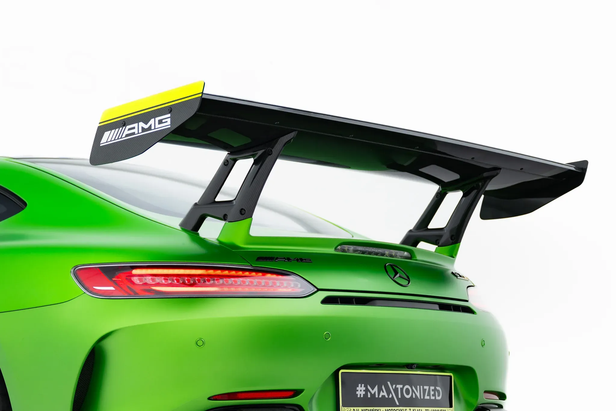 Hekkspoiler med LED Mercedes-Benz AMG GT (C190) 2014-2023 | Carbon Fiber Edition – bilde 8
