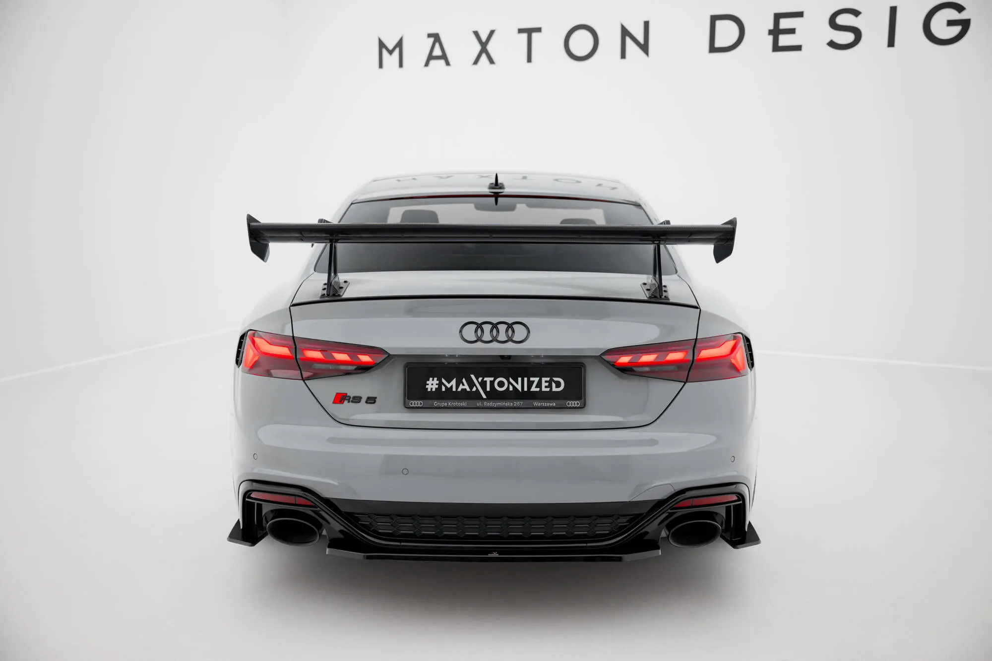 Hekkspoiler med svanehals Audi A5 (F5) 2016-2024 | Carbon Fiber Edition
