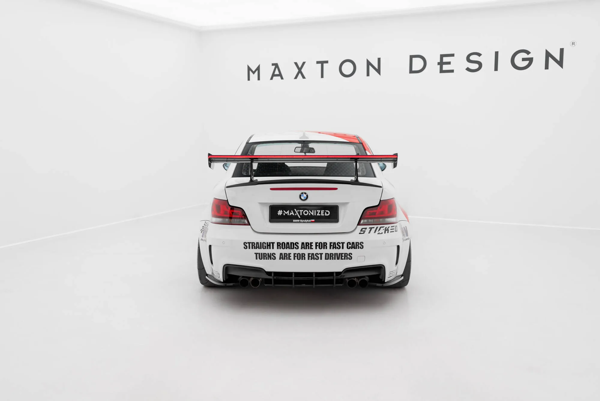 Hekkspoiler med svanehals med LED BMW 1 (E81) 2007 - 2012 | Carbon Fiber Edition – bilde 5