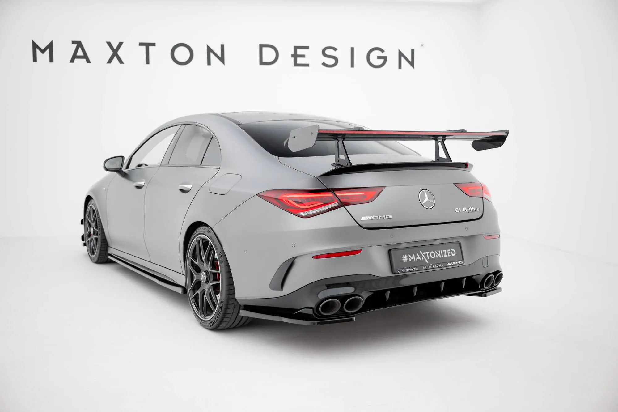 Hekkspoiler med svanehals med LED Mercedes-Benz Cla (C118) 2019 - 2025 | Carbon Fiber Edition – bilde 10