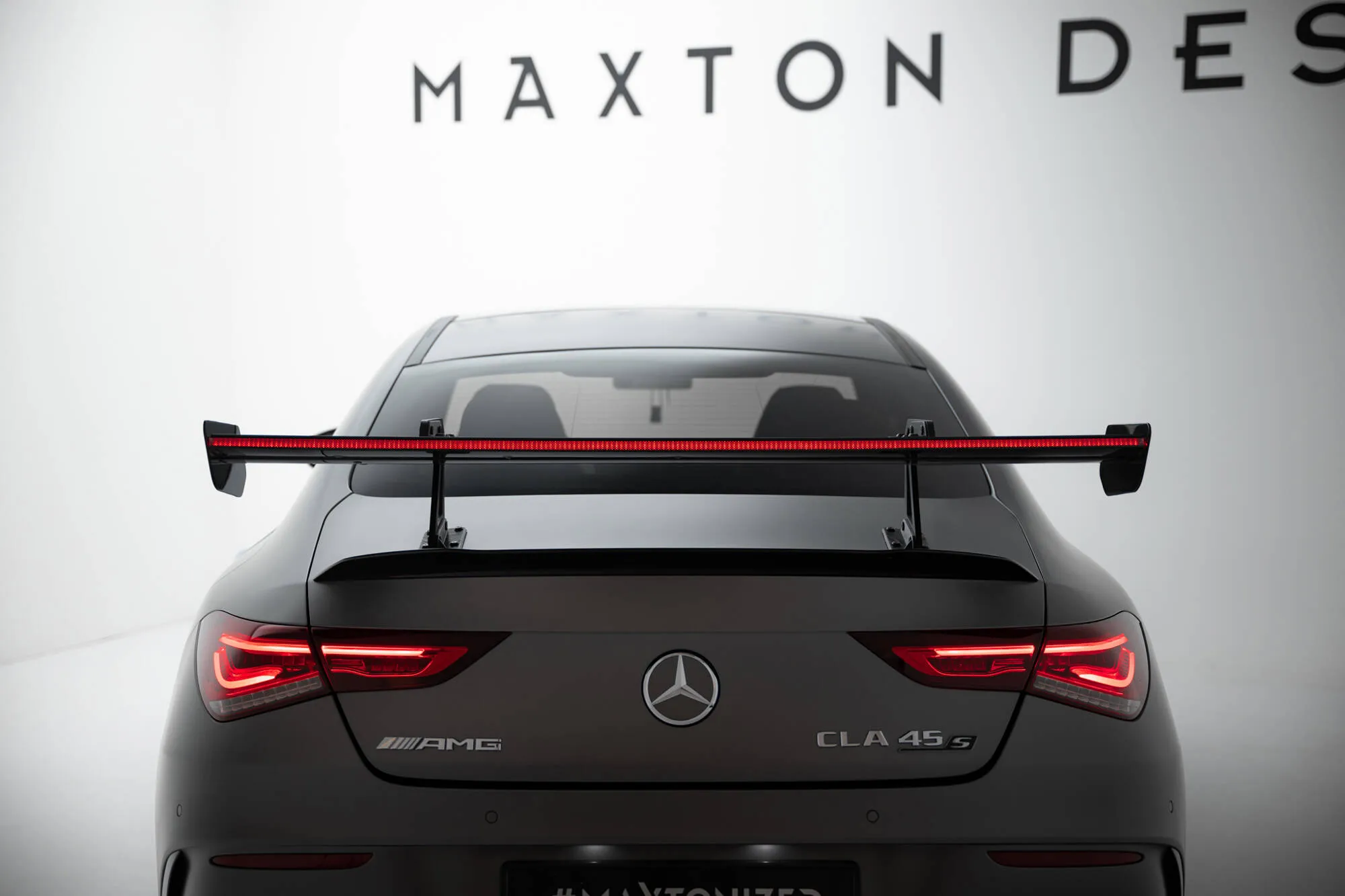 Hekkspoiler med svanehals med LED Mercedes-Benz Cla (C118) 2019 - 2025 | Carbon Fiber Edition – bilde 3