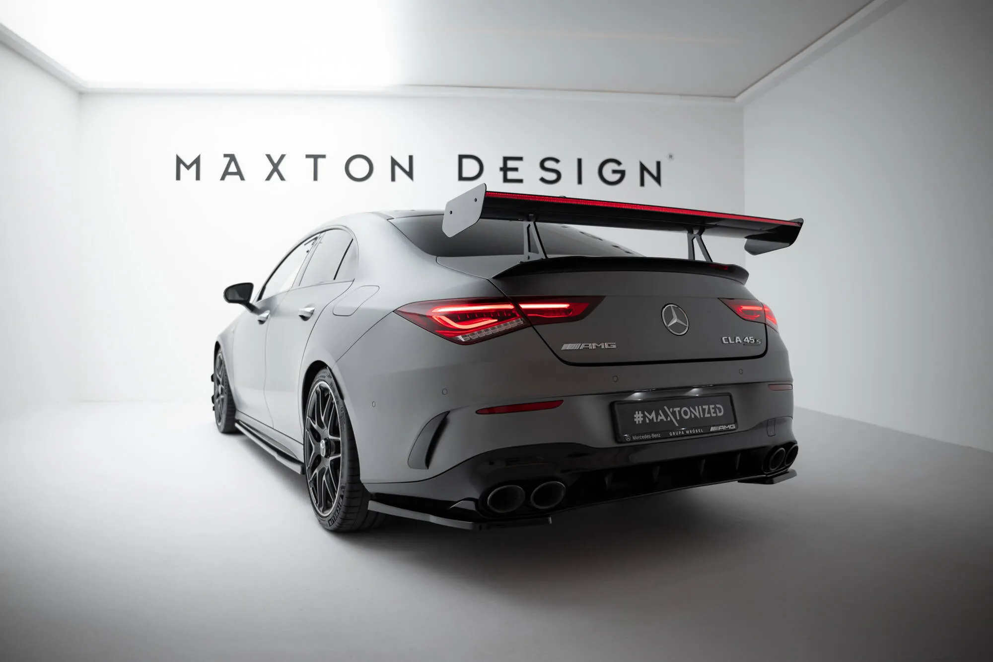 Hekkspoiler med svanehals med LED Mercedes-Benz Cla (C118) 2019 - 2025 | Carbon Fiber Edition – bilde 7