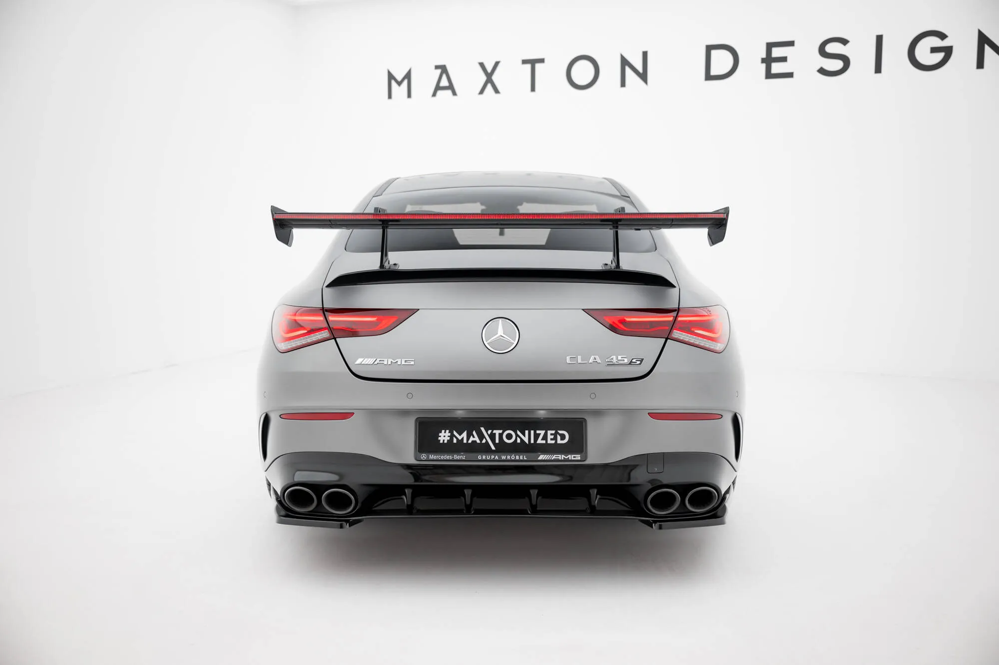 Hekkspoiler med svanehals med LED Mercedes-Benz Cla (C118) 2019 - 2025 | Carbon Fiber Edition – bilde 9