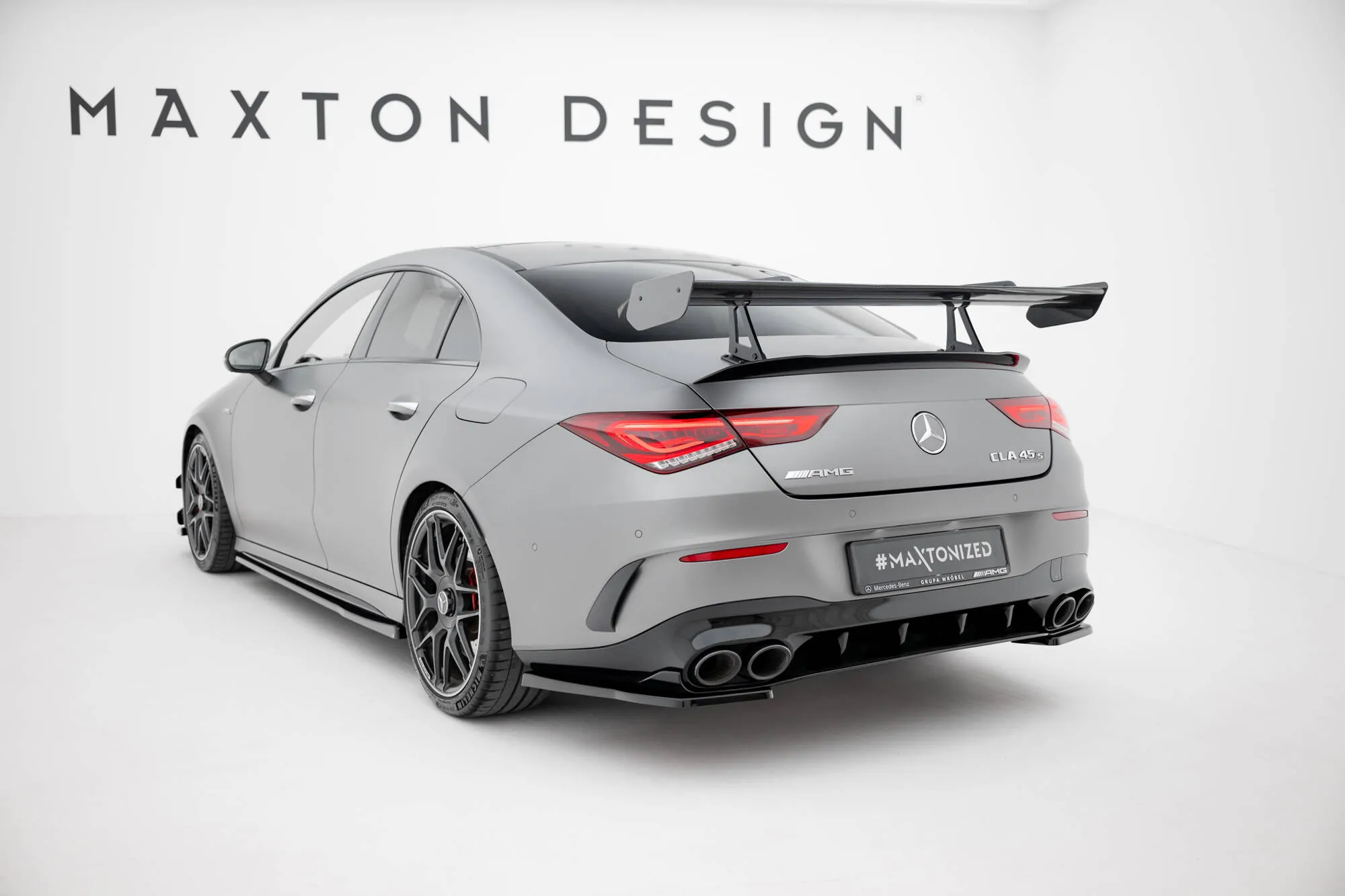 Hekkspoiler med svanehals Mercedes-Benz Cla (C118) 2019 - 2025 | Carbon Fiber Edition – bilde 2