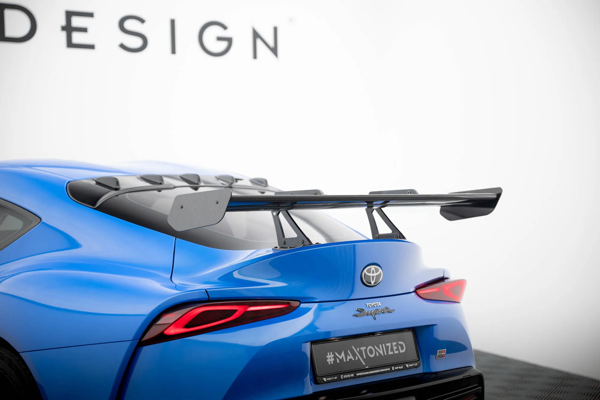 Hekkspoiler med svanehals Toyota Supra (Mk5) 2019-2026 | Carbon Fiber Edition – bilde 2