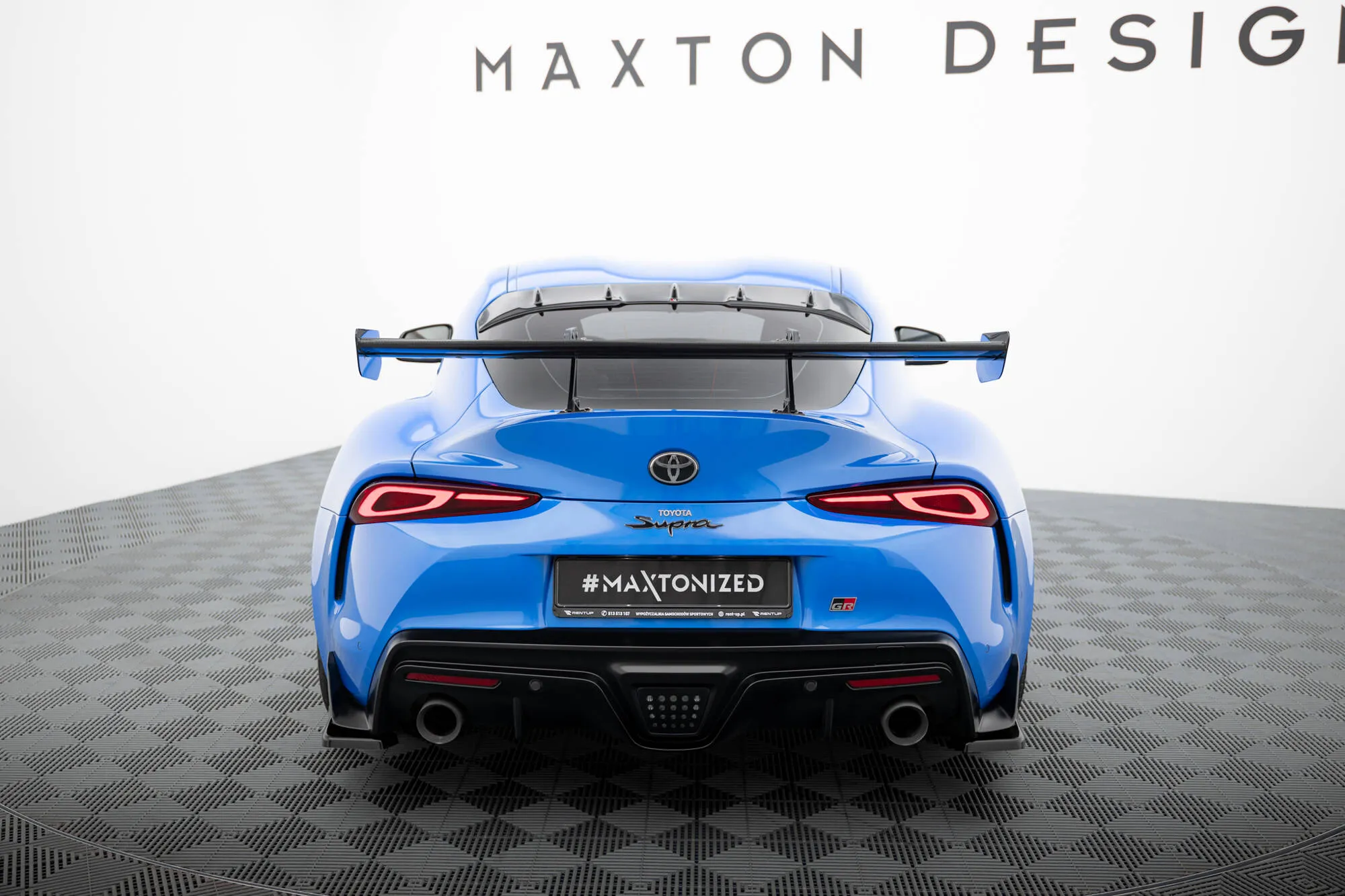 Hekkspoiler med svanehals Toyota Supra (Mk5) 2019-2026 | Carbon Fiber Edition – bilde 3
