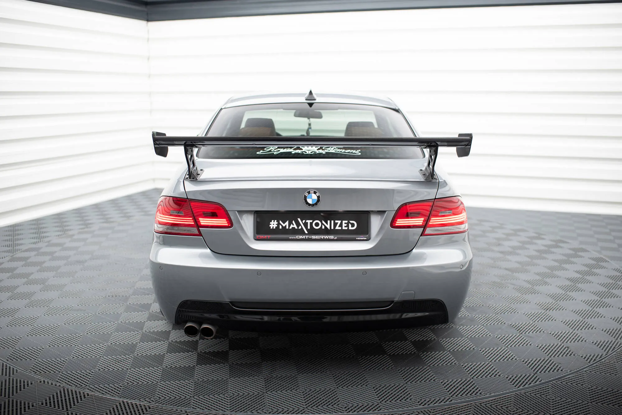 Hekkspoiler med ytre bøyler BMW 3 (E92) 2006 - 2012 | Carbon Fiber Edition