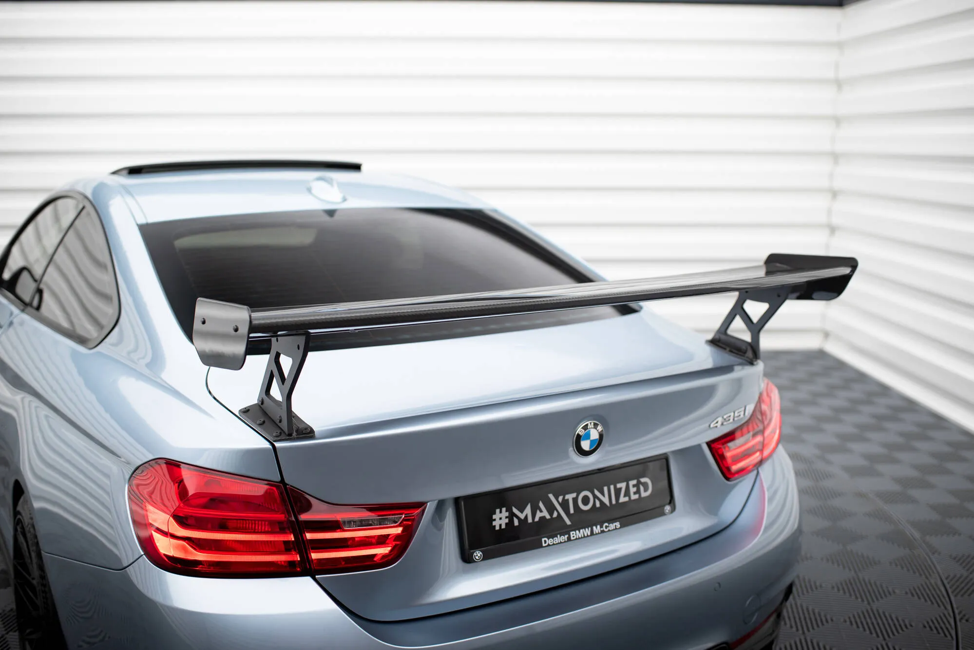 Hekkspoiler med ytre bøyler BMW 4 (F32) 2013 - 2020 | Carbon Fiber Edition