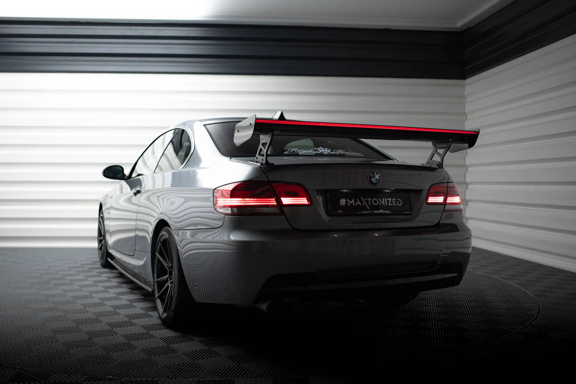 Hekkspoiler med ytre bøyler med LED BMW 3 (E90) | Carbon Fiber Edition – bilde 2