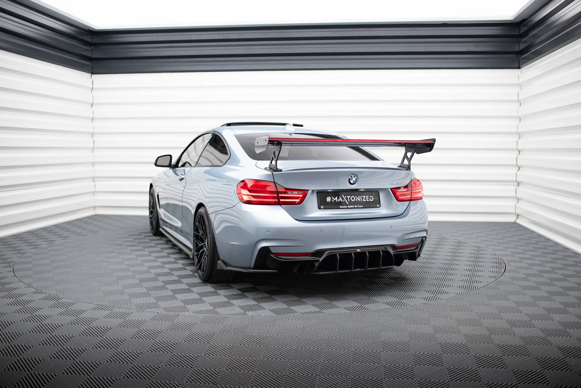 Hekkspoiler med ytre bøyler med LED BMW 4 (F32) 2013 - 2020 | Carbon Fiber Edition – bilde 10