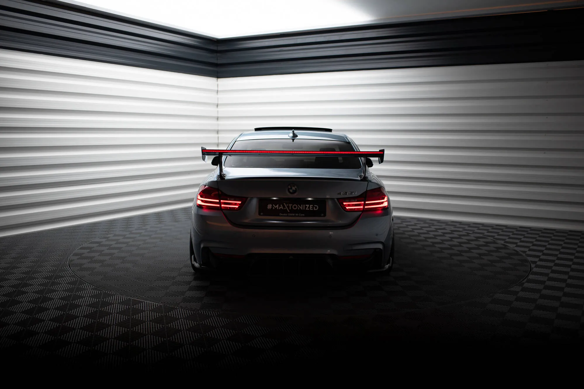 Hekkspoiler med ytre bøyler med LED BMW 4 (F32) 2013 - 2020 | Carbon Fiber Edition – bilde 5