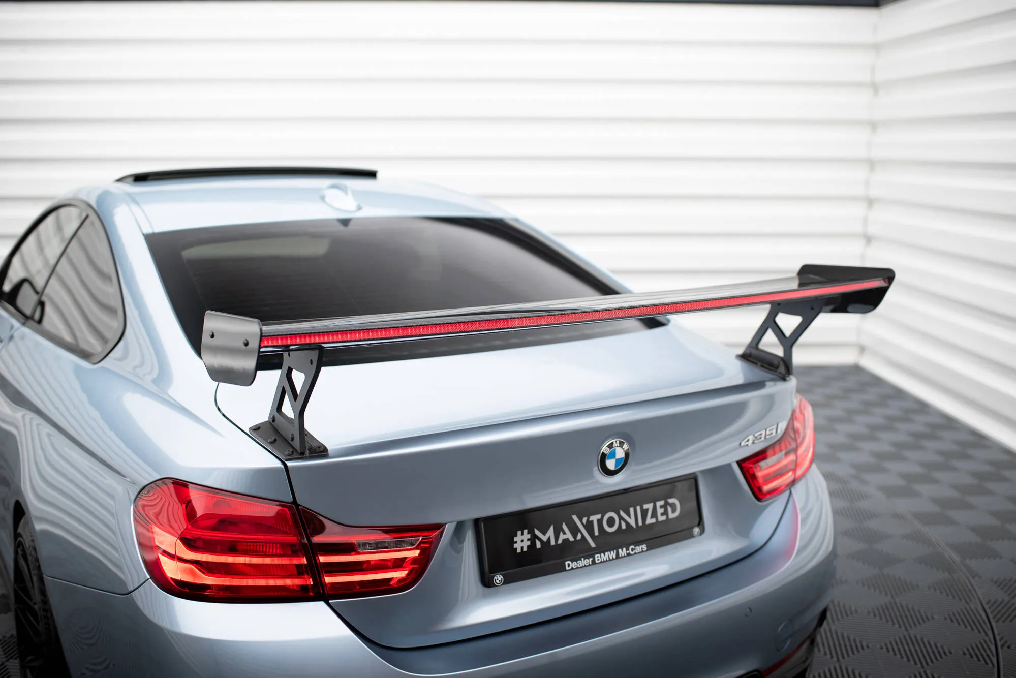 Hekkspoiler med ytre bøyler med LED BMW 4 (F32) 2013 - 2020 | Carbon Fiber Edition – bilde 6
