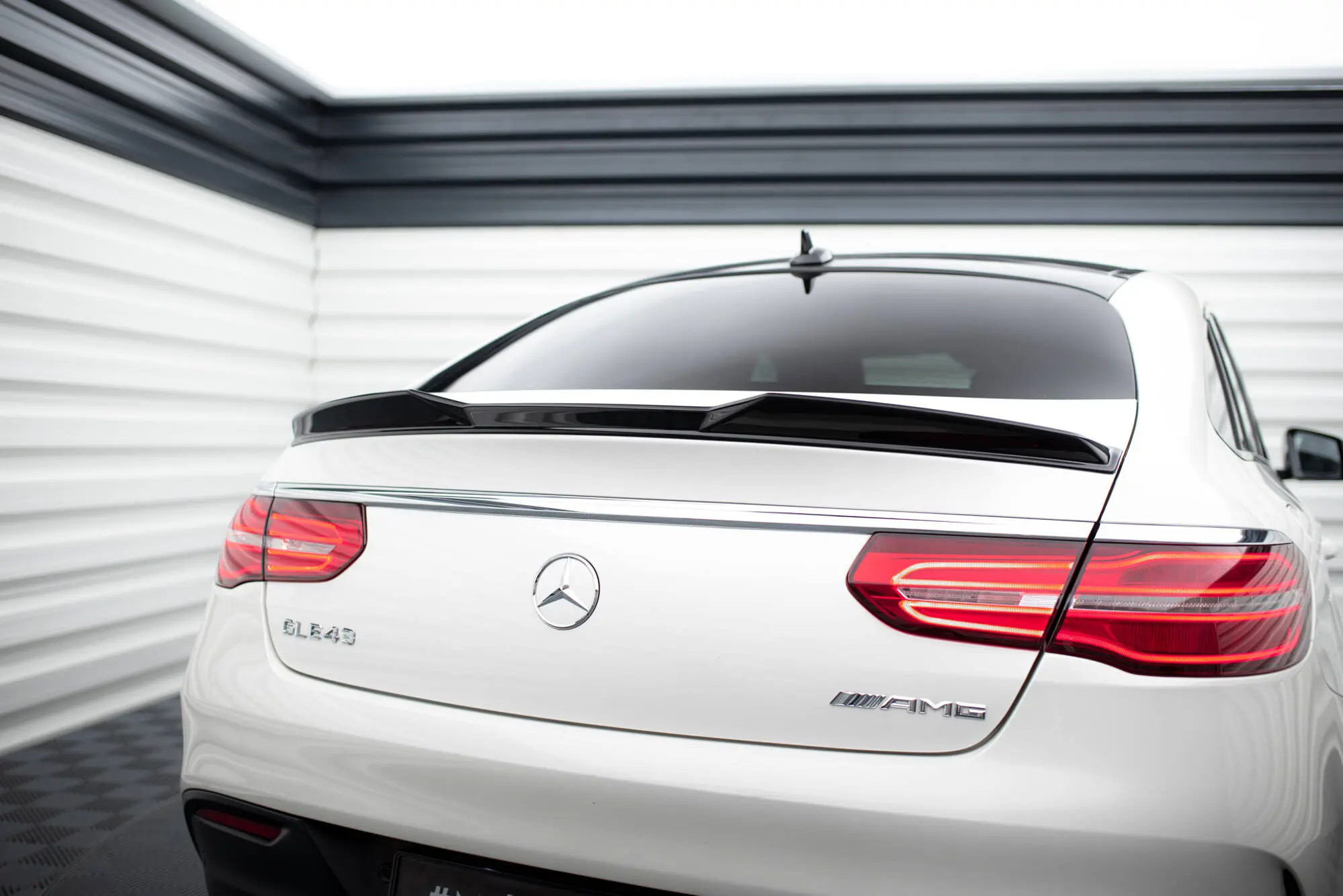 Hekkspoiler Mercedes-AMG GLE 43 Coupe (C292) / Mercedes-Benz GLE Coupe (C292) AMG-Line 2015 - 2019 | 3D Glossy Black Edition