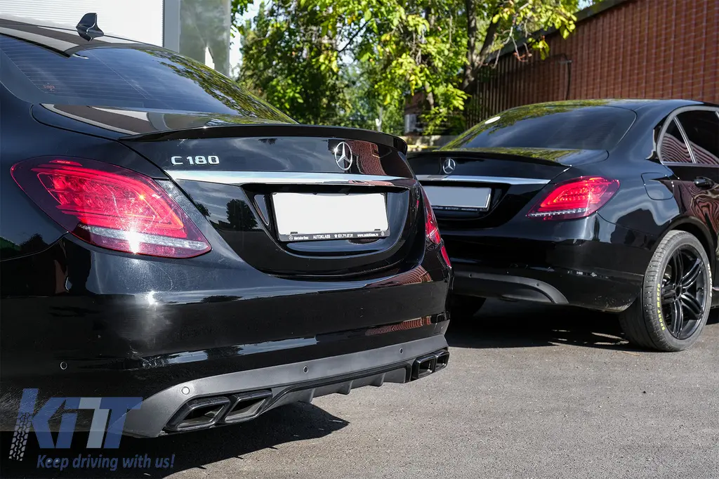 Hekkspoiler Mercedes-Benz C (W205) Sedan 2014–2021 | Sport Design Black – bilde 2