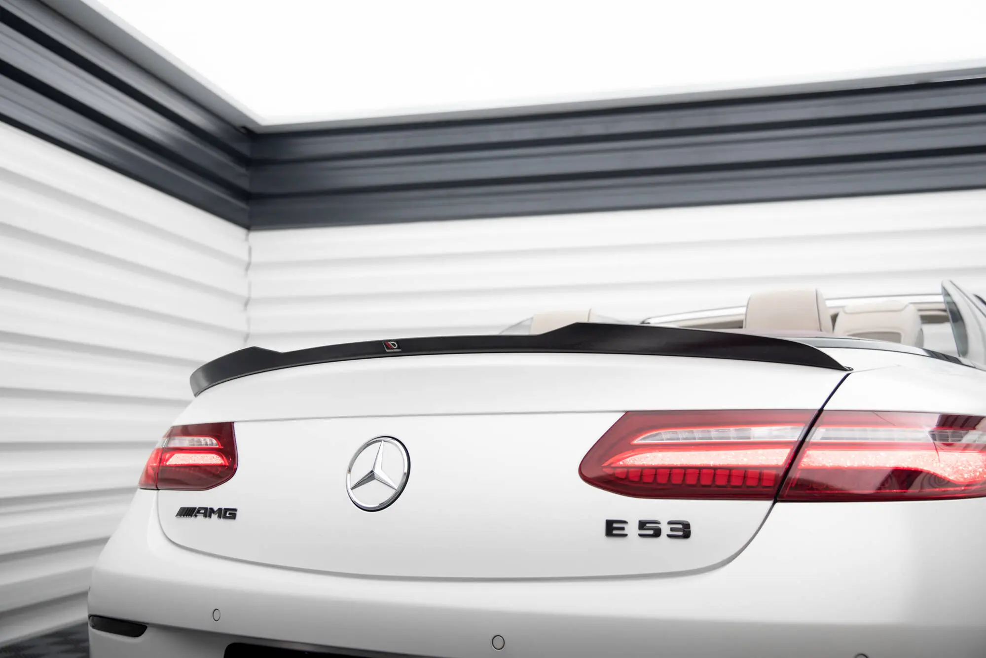 Hekkspoiler Mercedes-Benz E Cabriolet (A238) AMG-Line 2017 - 2023 / Mercedes-AMG E53 (A238) 2018 - 2023 | Glossy Black Edition