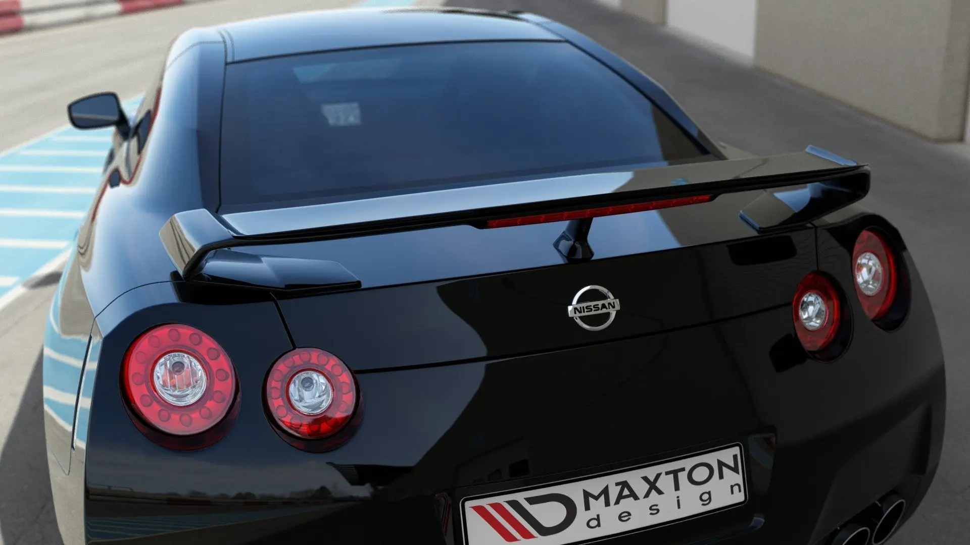 HEKKSPOILER NISSAN GTR R35 2007-2010 coupe – bilde 4