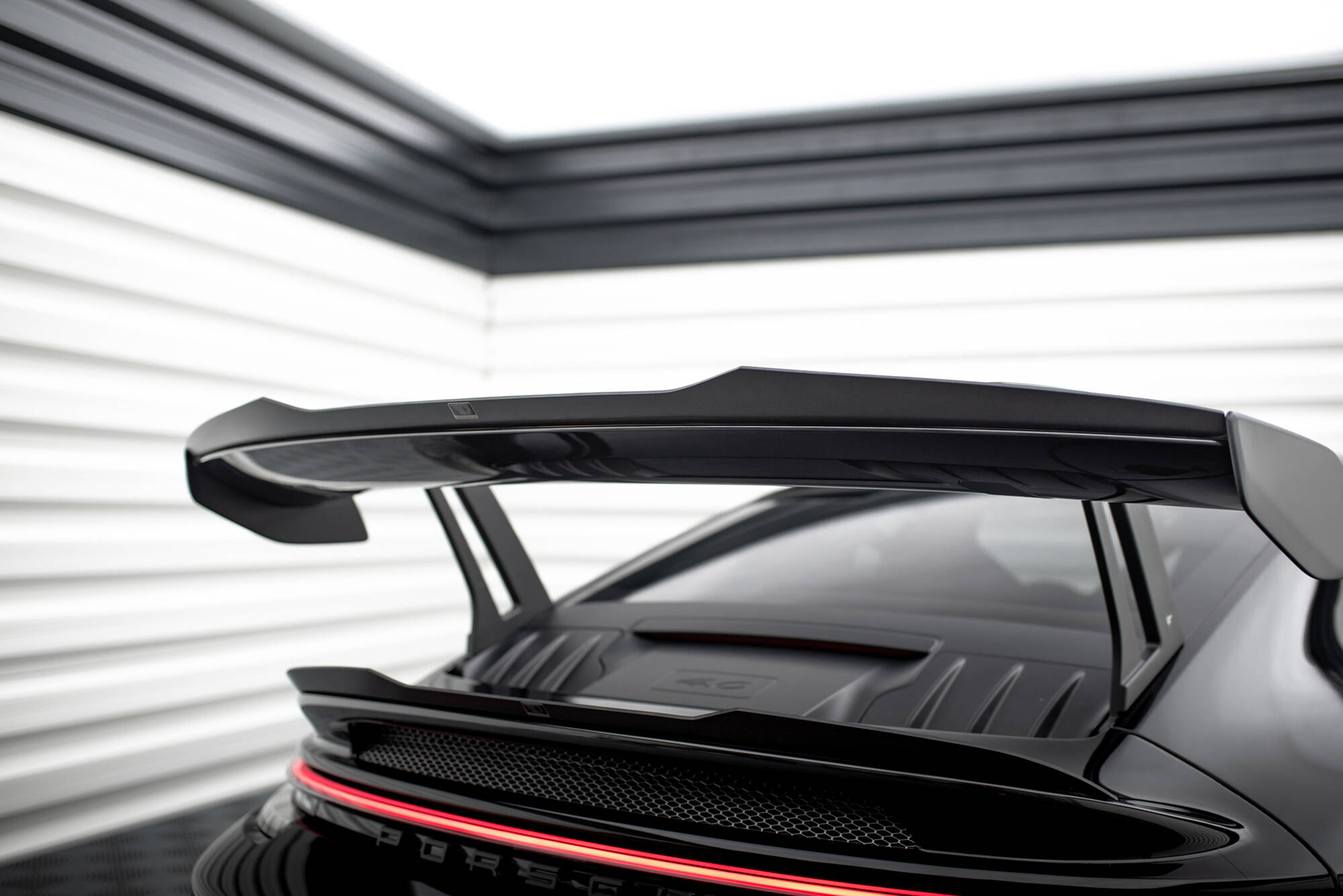 Hekkspoiler (ØVRE) Porsche 911 (992) GT3 2021 - > | Glossy Black Edition
