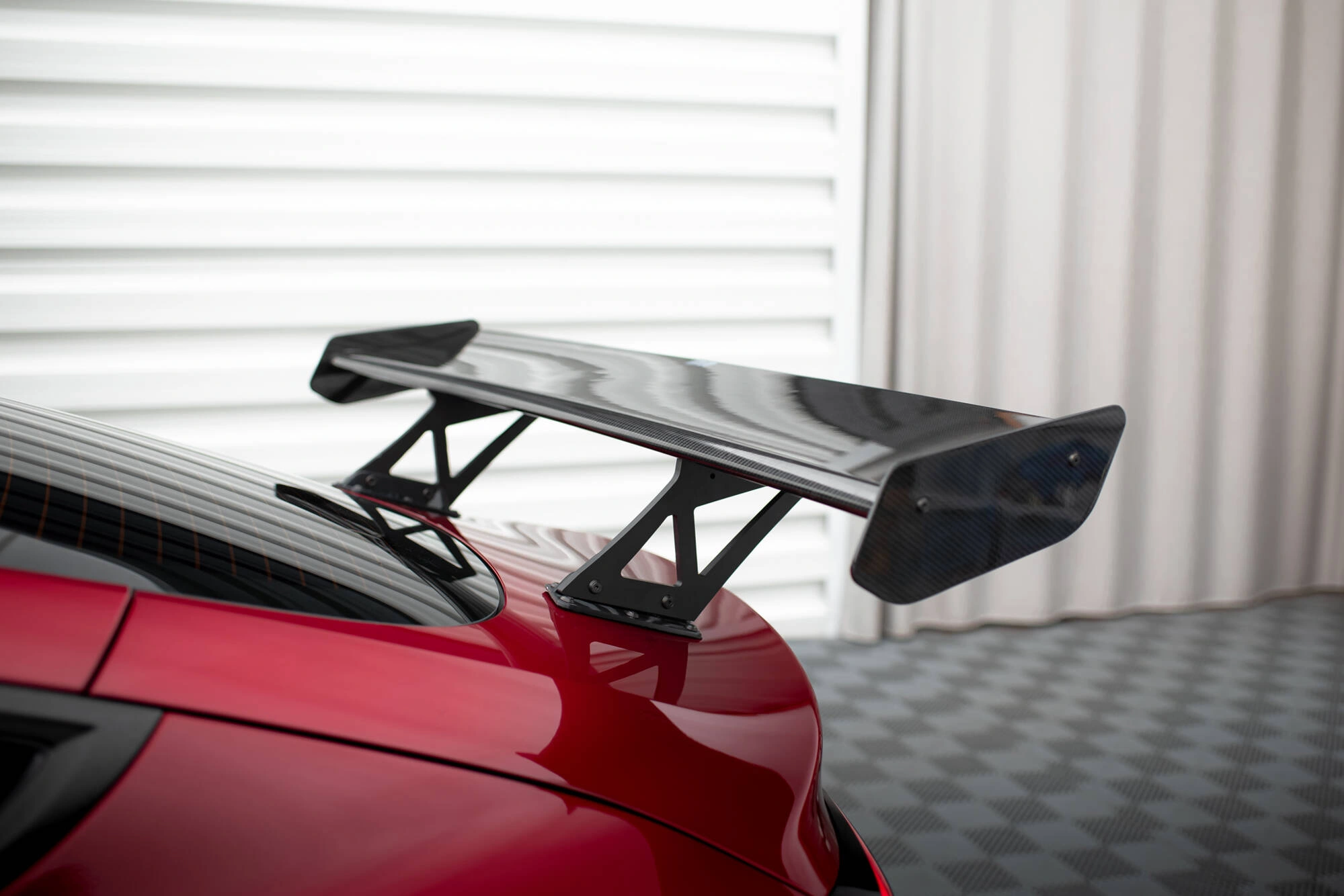 Hekkspoiler Tesla Model 3 2017 -> │ Carbon High Wing Trunk Spoiler – bilde 6