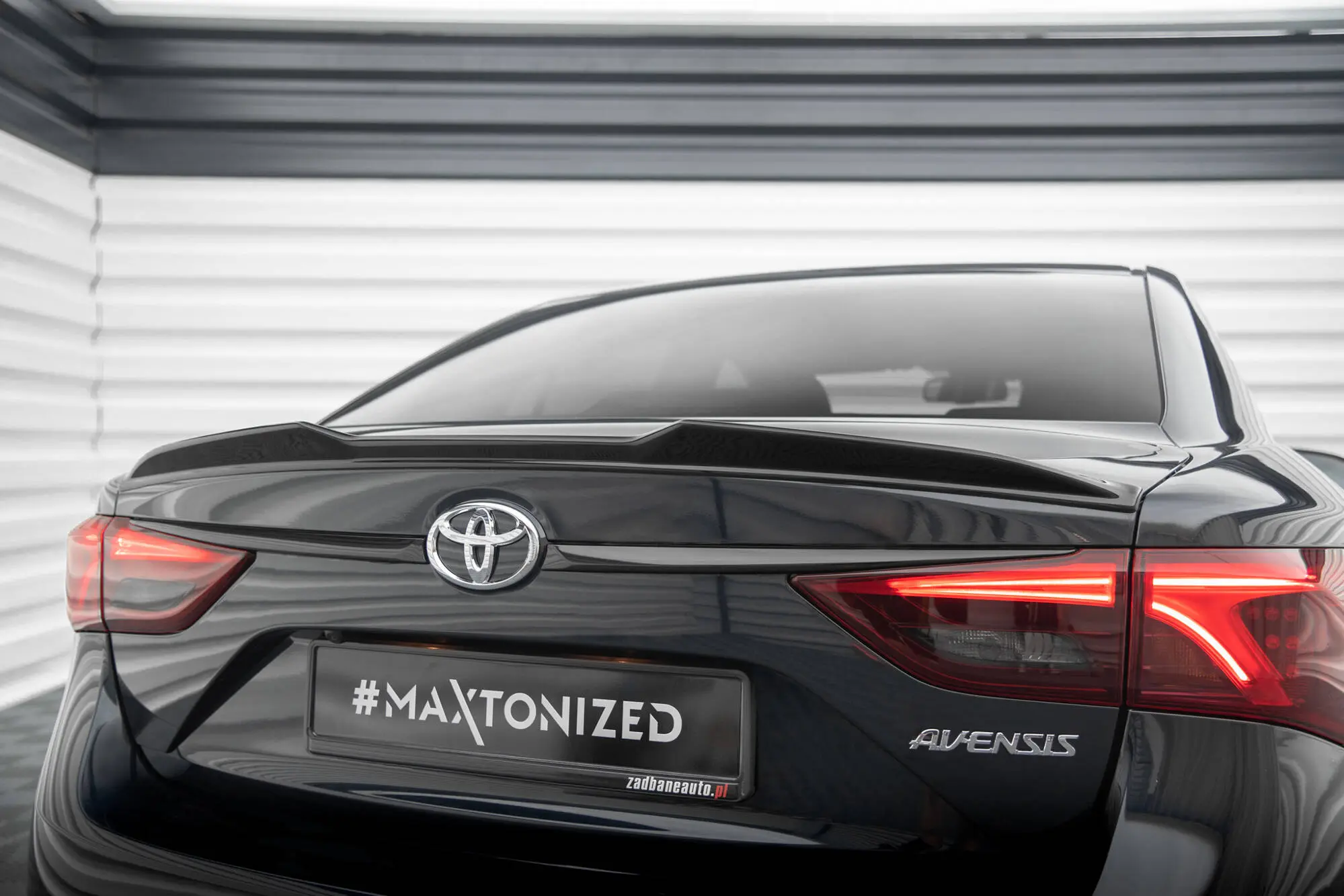 Hekkspoiler Toyota Avensis III (T27) Facelift 2015 - 2018 | 3D Glossy Black Edition