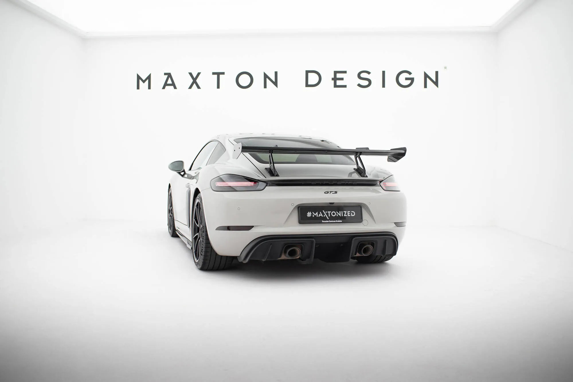 Hekkspoiler V.1 med svanehals Porsche Cayman 2016-2026 | Carbon Fiber Edition – bilde 2